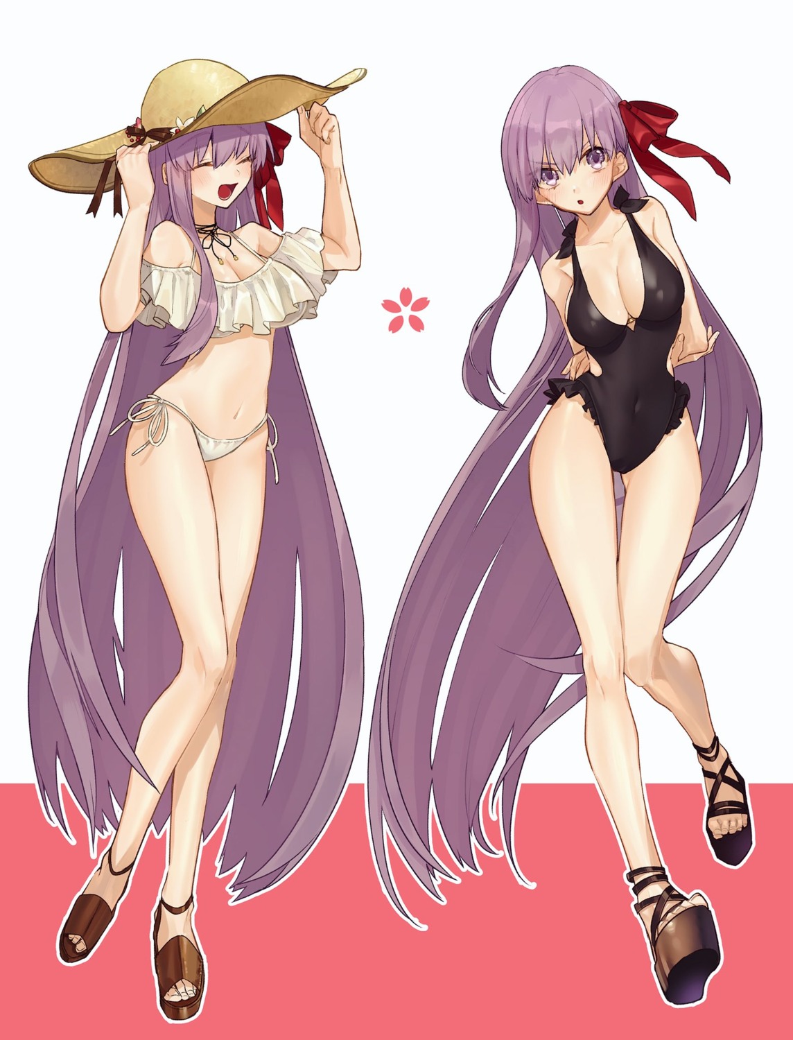 bb_(fate), bikini, cleavage, fate/extra, fate/grand_order, fate/stay_night, hino_hinako, matou_sakura