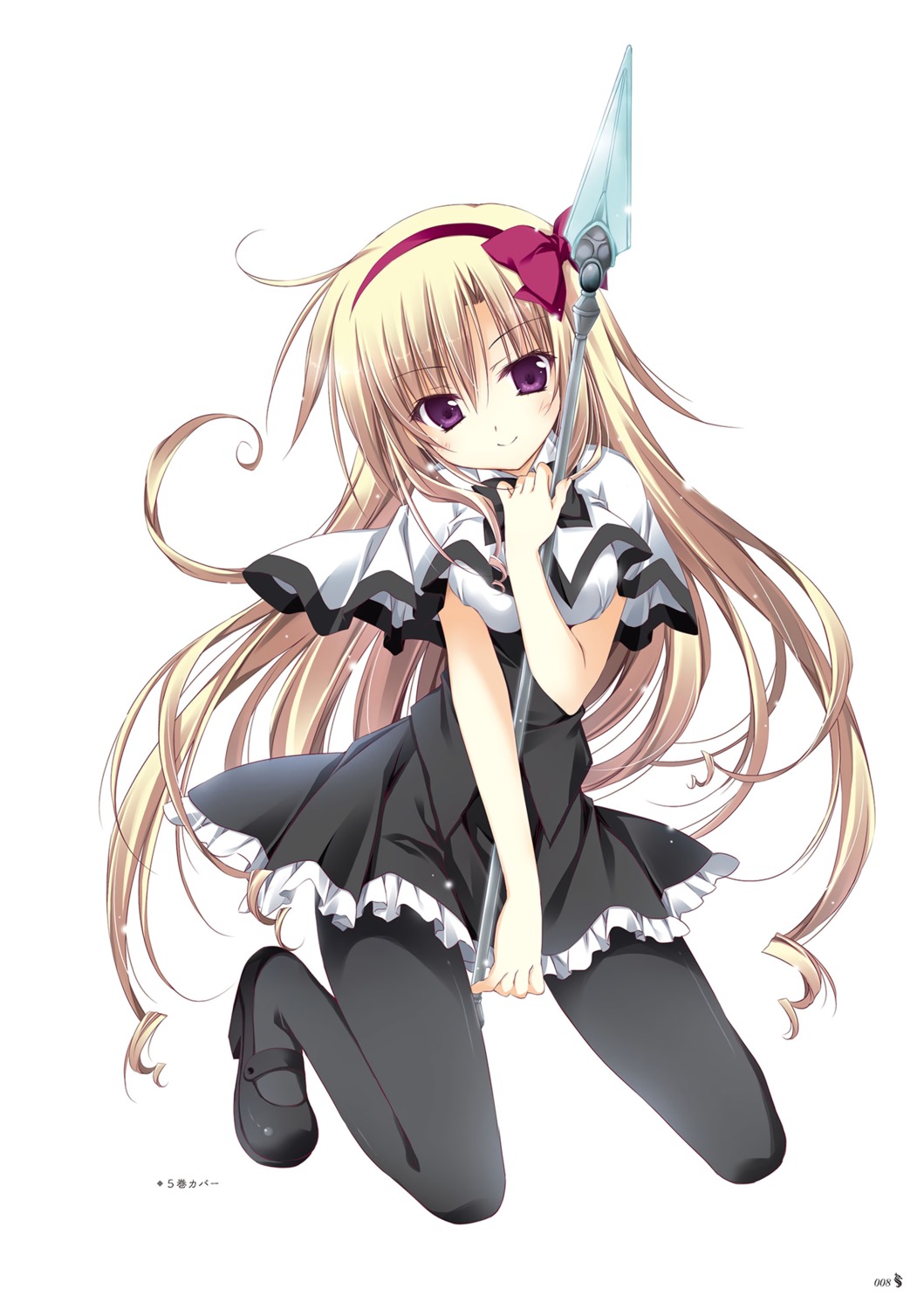 heels, juuoumujin_no_fafnir, korie_riko, lisa_highwalker, pantyhose, seifuku, weapon