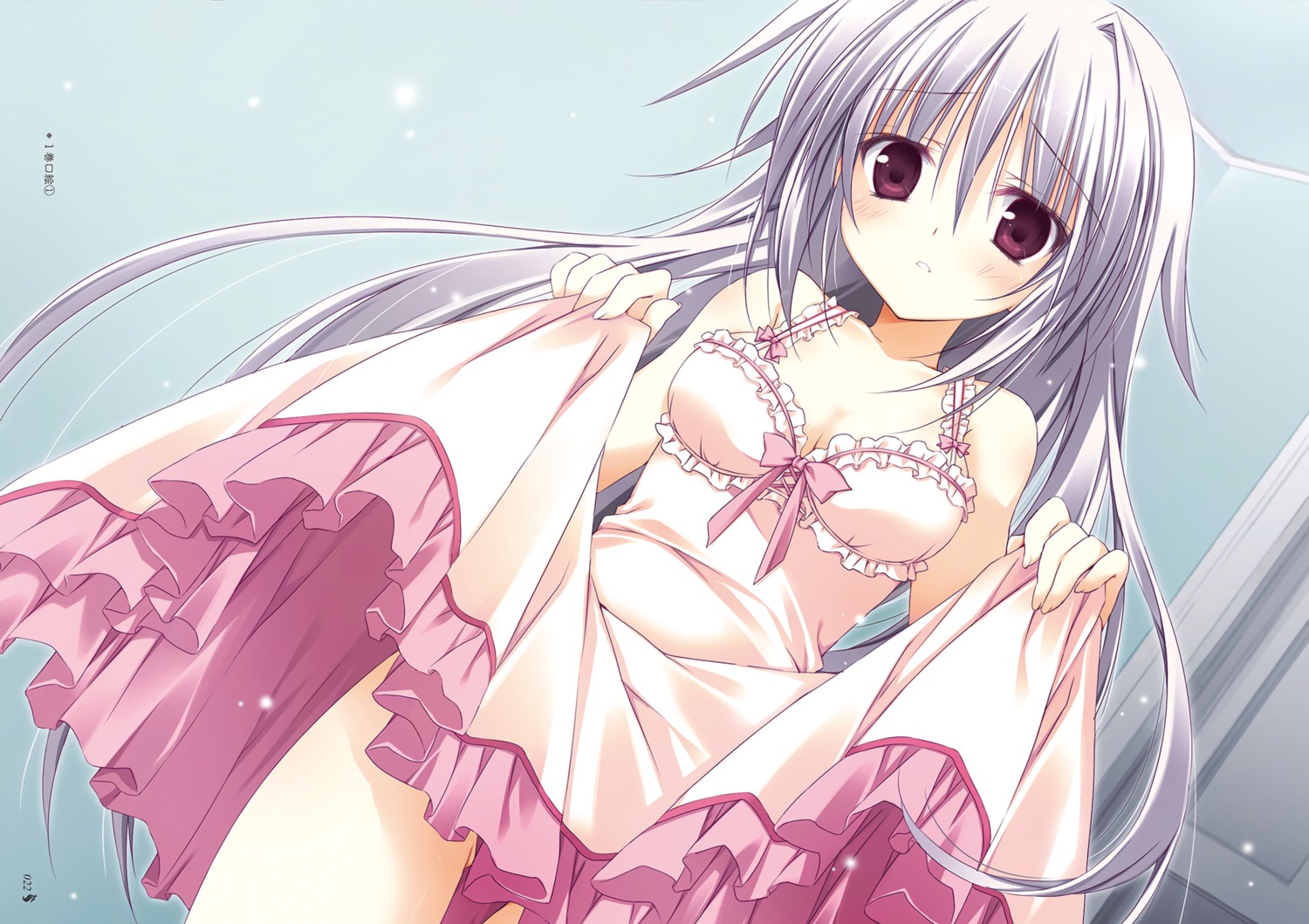 cleavage, dress, iris_freyja, juuoumujin_no_fafnir, korie_riko, possible_duplicate, skirt_lift