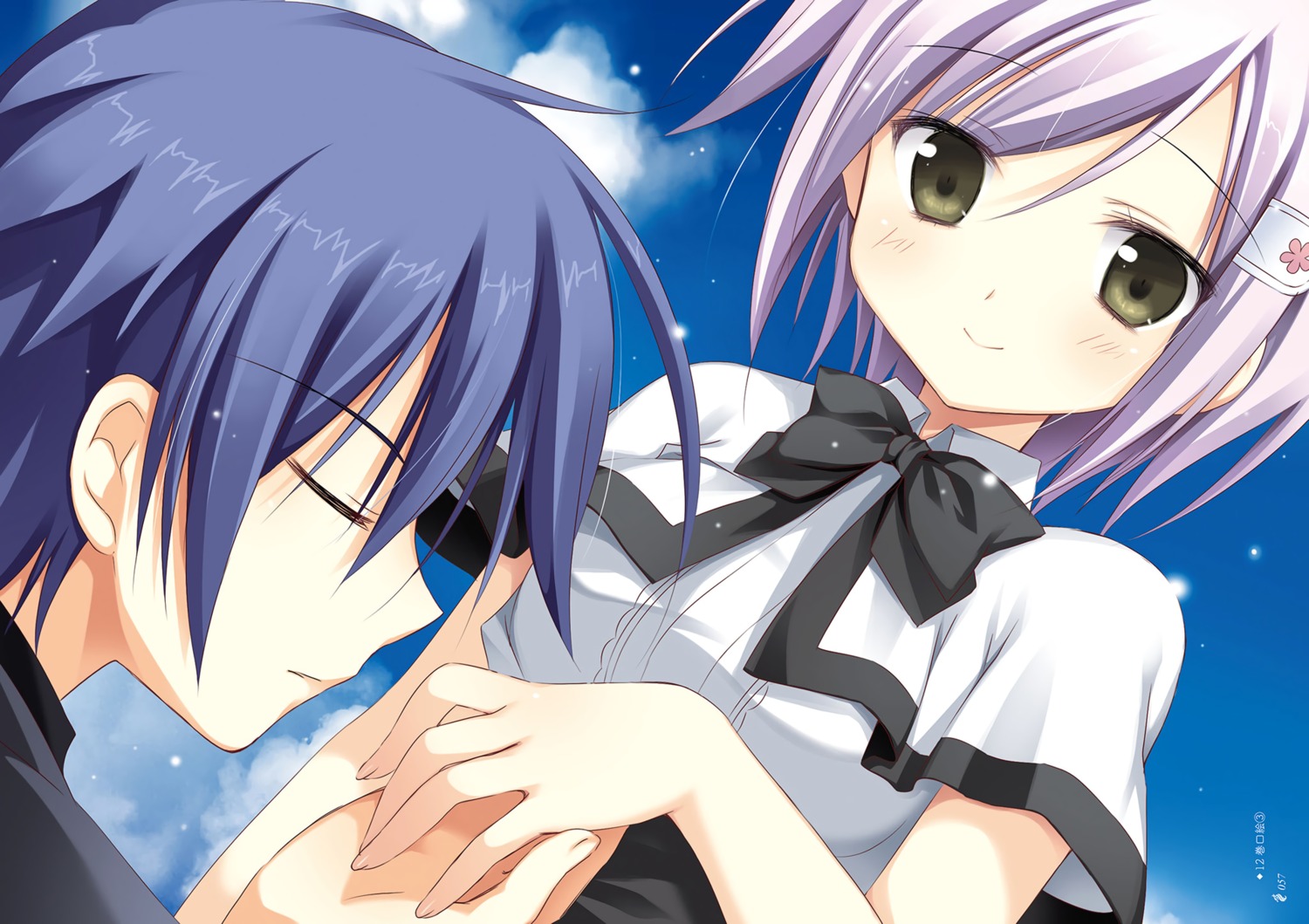 firill_crest, juuoumujin_no_fafnir, korie_riko, mononobe_yuu, seifuku