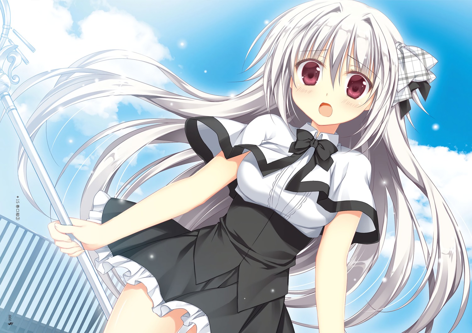 iris_freyja, juuoumujin_no_fafnir, korie_riko, possible_duplicate, seifuku, weapon