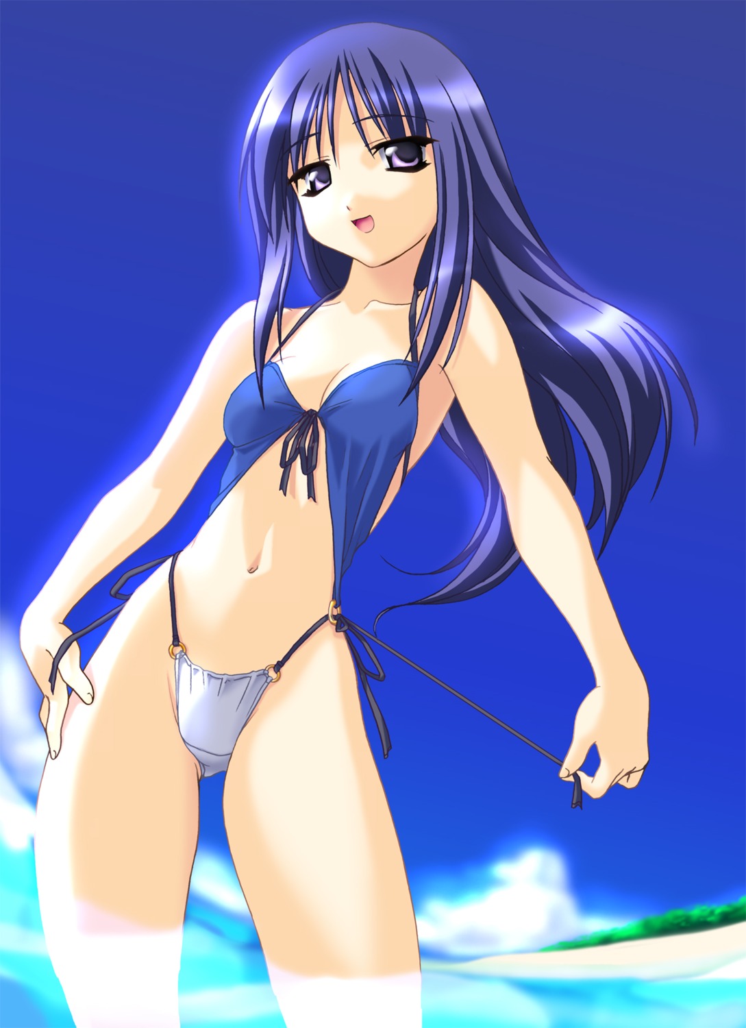 bikini, kurusugawa_ayaka, norizou_type-r, swimsuits, to_heart, to_heart_(series)
