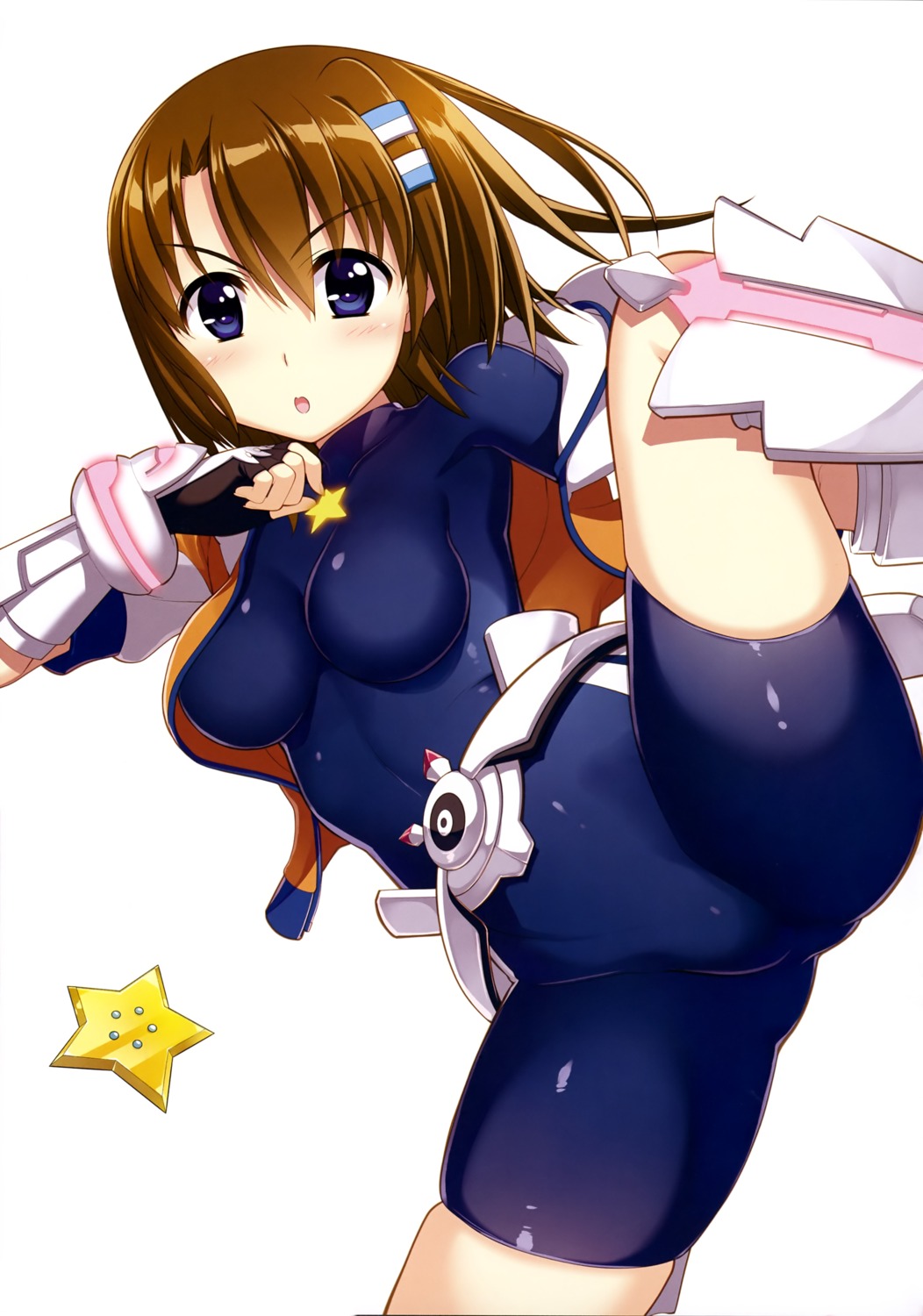 bodysuit, fujima_takuya, mahou_shoujo_lyrical_nanoha, mahou_shoujo_lyrical_nanoha_vivid, yagami_hayate