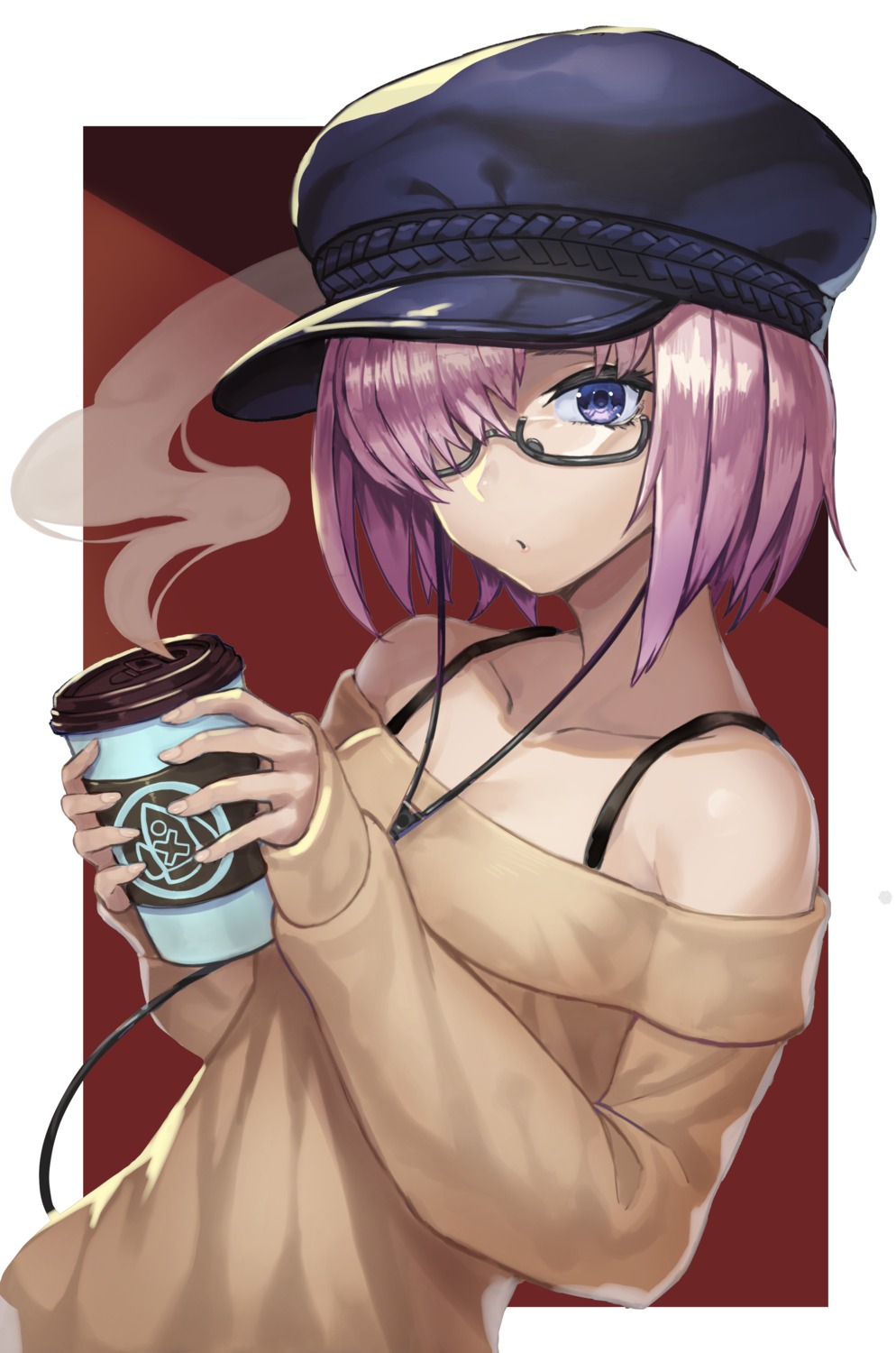 beppu_mitsunaka, fate/grand_order, mash_kyrielight, megane