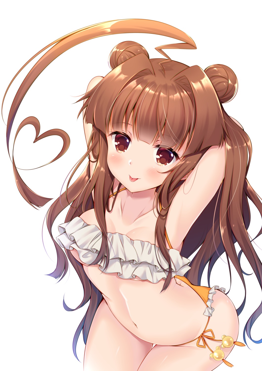 bikini, kantai_collection, ko_yu, kuma_(kancolle), swimsuits