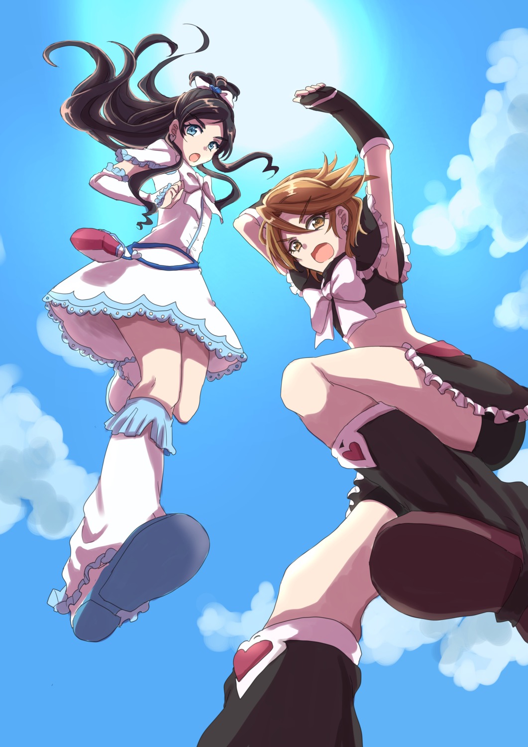 dress, futari_wa_precure, misumi_nagisa, nanami_(artist), precure, yukishiro_honoka