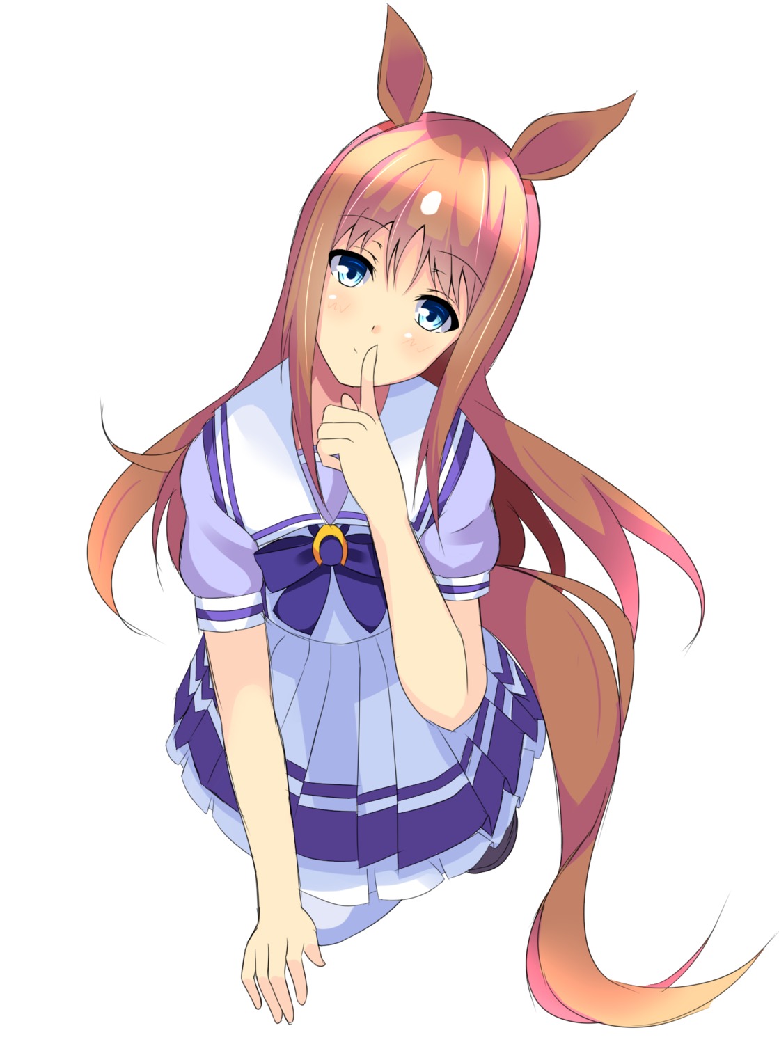 animal_ears, grass_wonder_(umamusume), seifuku, tail, uechirou, uma_musume_pretty_derby