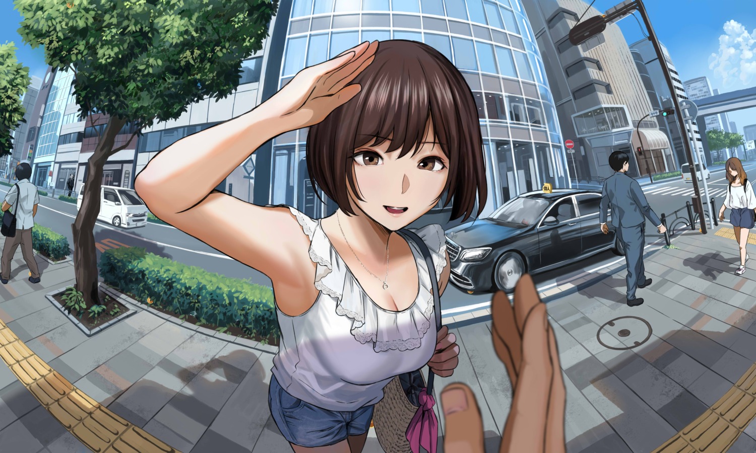 business_suit, cleavage, urasuji_samurai