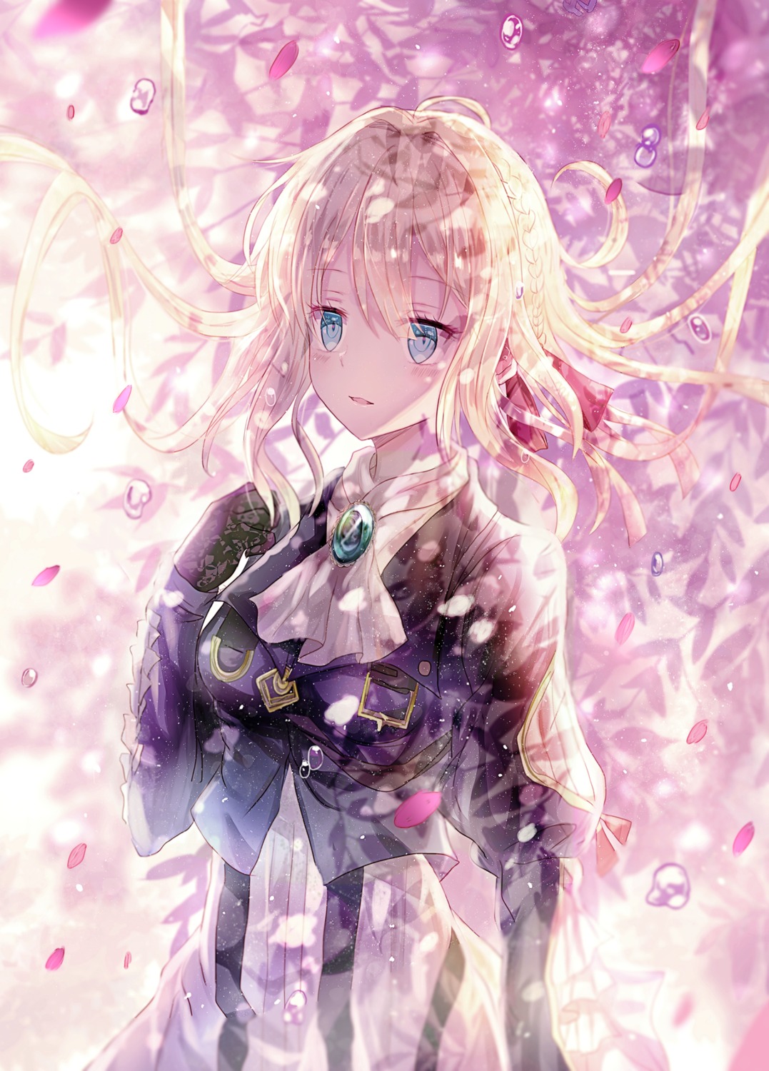 dress, iceblue, violet_evergarden, violet_evergarden_(character)