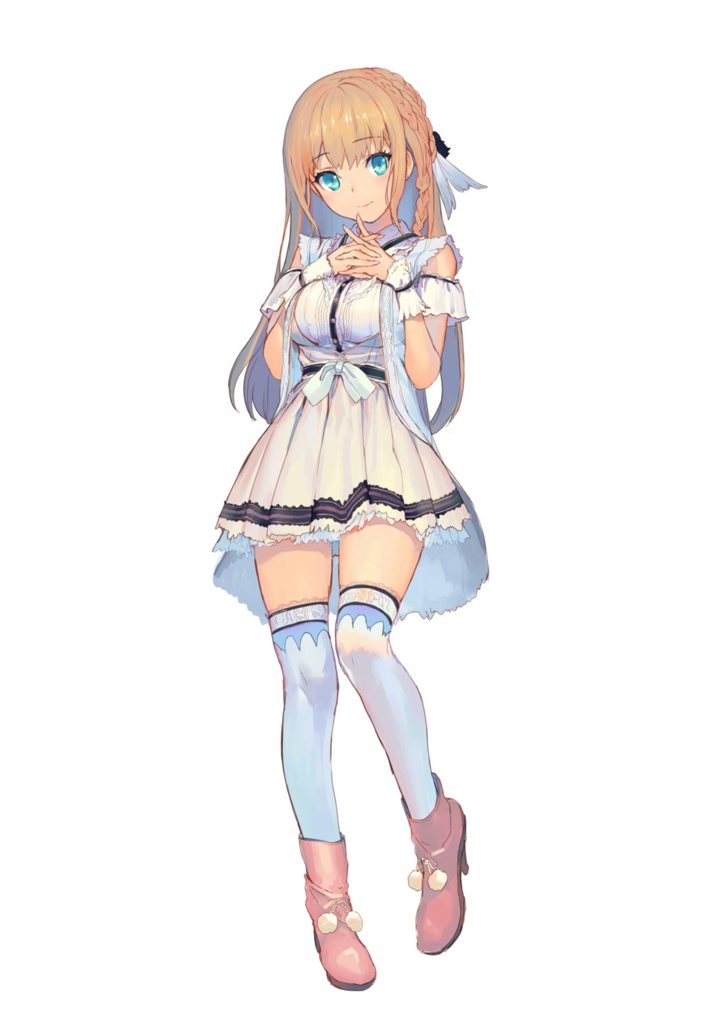 dress, heels, peroshi, thighhighs, toys_drive