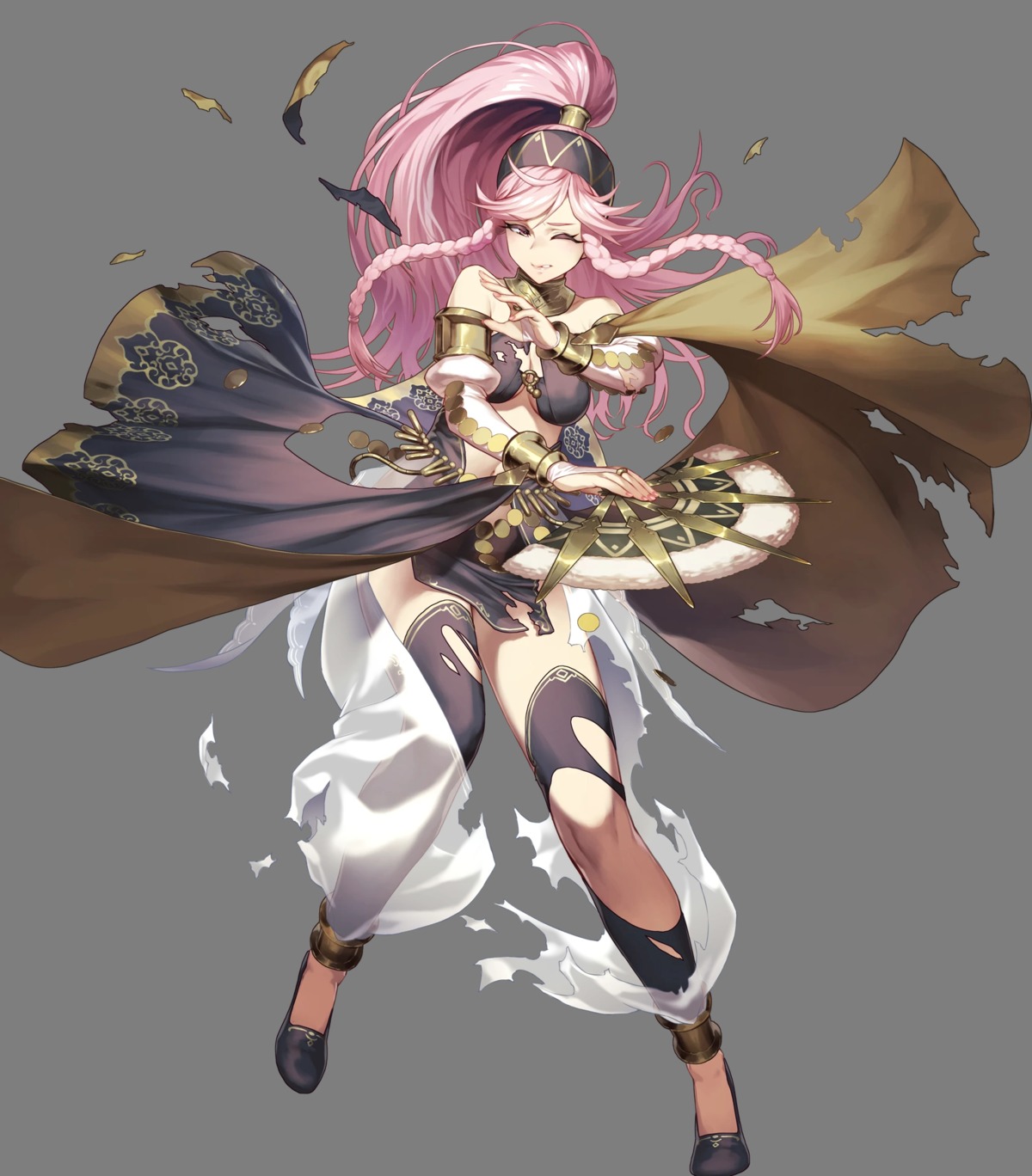 bikini_armor, chyko, cleavage, fire_emblem, fire_emblem_heroes, fire_emblem_kakusei, nintendo, olivia_(fire_emblem)