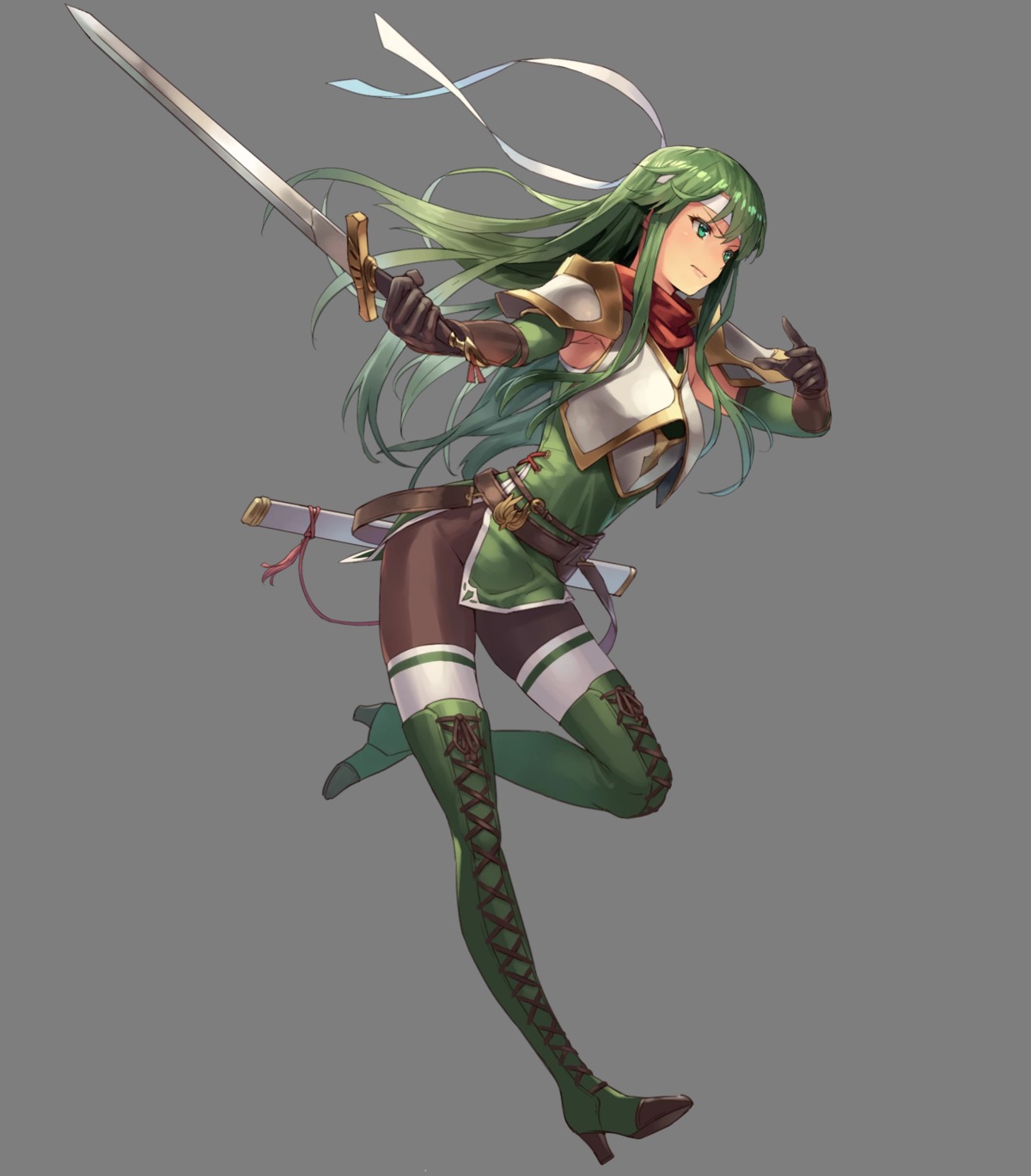 armor, cuboon, fire_emblem, fire_emblem:_shin_ankoku_ryuu_to_hikari_no_ken, fire_emblem_heroes, heels, nintendo, pantyhose, paora, sword, thighhighs, transparent_png