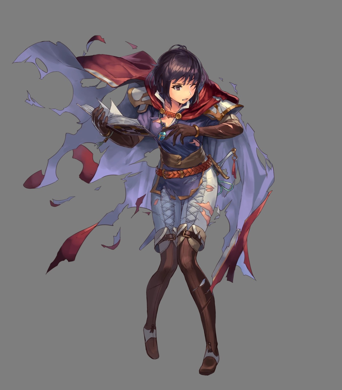 armor, cuboon, fire_emblem, fire_emblem:_thracia_776, fire_emblem_heroes, olwen, sword, thighhighs, torn_clothes, transparent_png