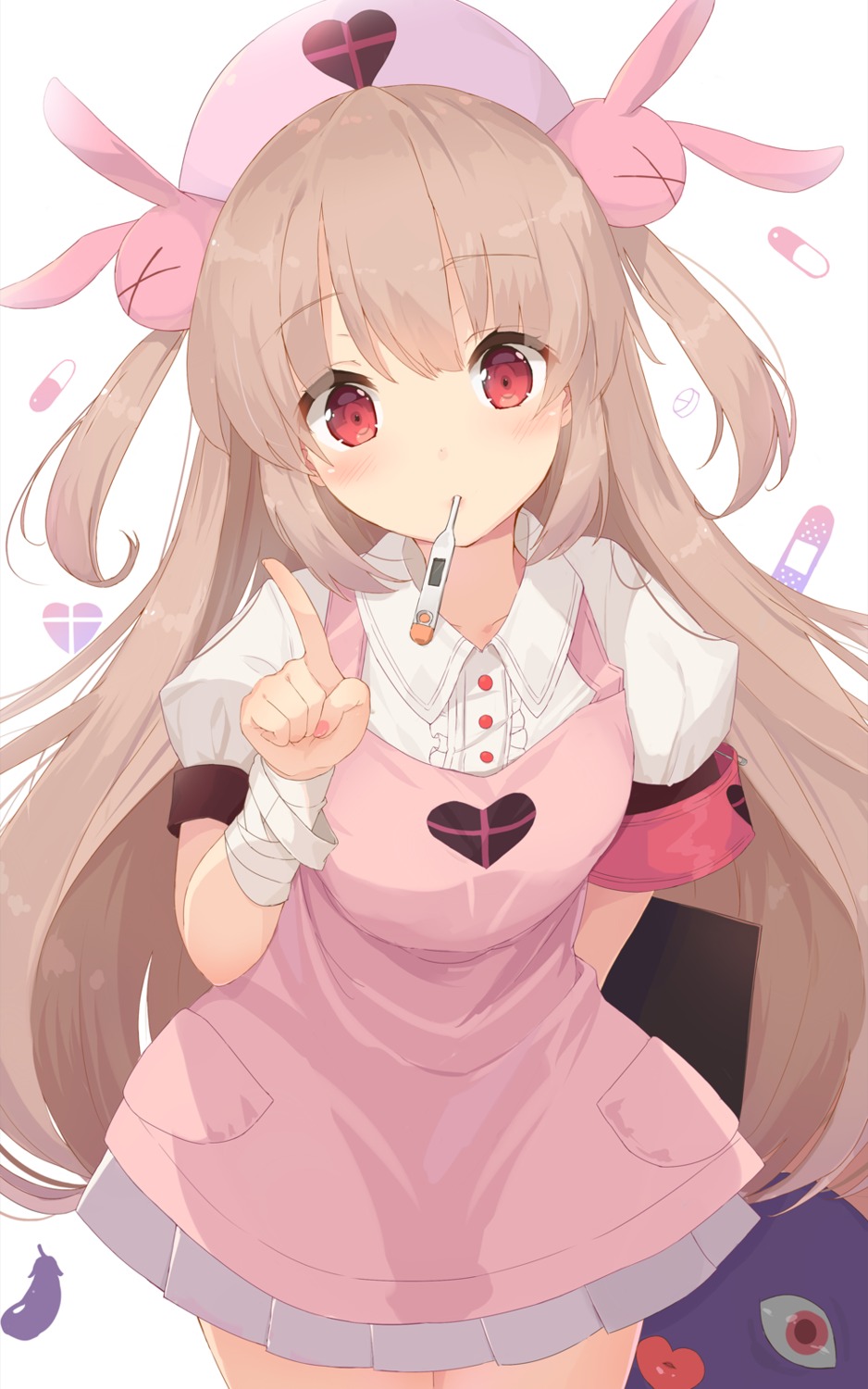 bandages, indie_virtual_youtuber, kagerou, natori_sana, nurse