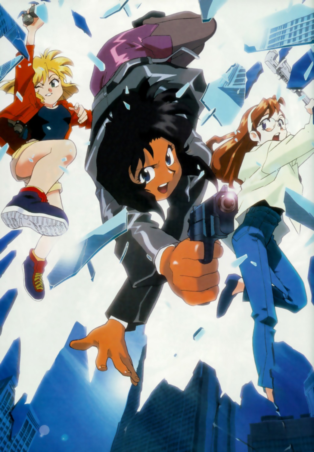 becky_farrah, gunsmith_cats, minnie_may_hopkins, rally_vincent, sonoda_kenichi