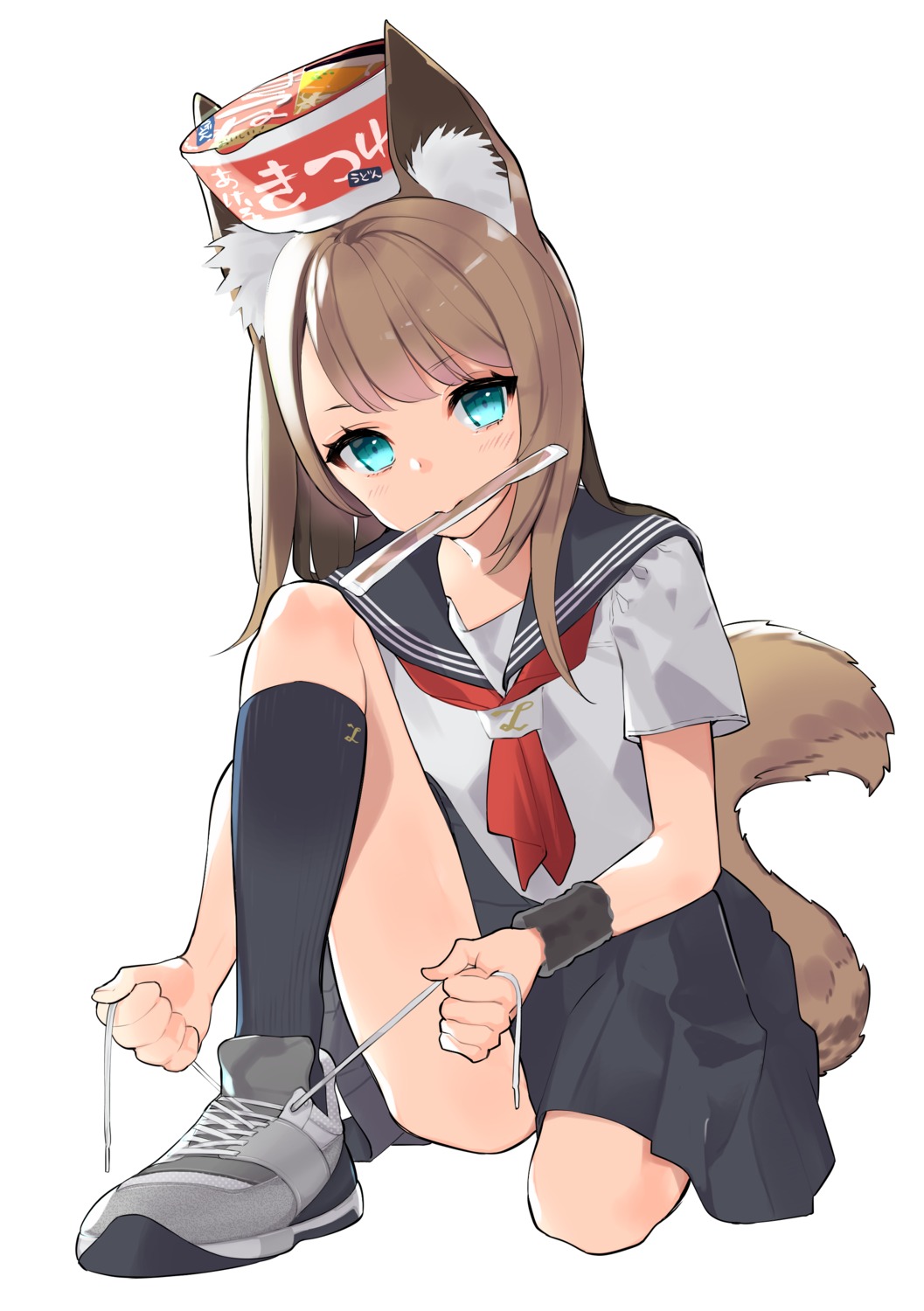 animal_ears, omucchan_(omutyuan), seifuku, tail