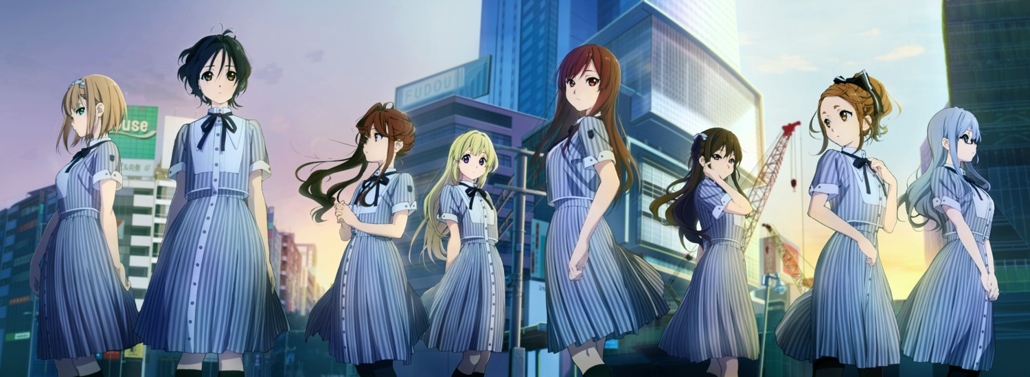 22/7, fujima_sakura, horiguchi_yukiko, kouno_miyako, maruyama_akane, megane, saitou_nicole, satou_reika