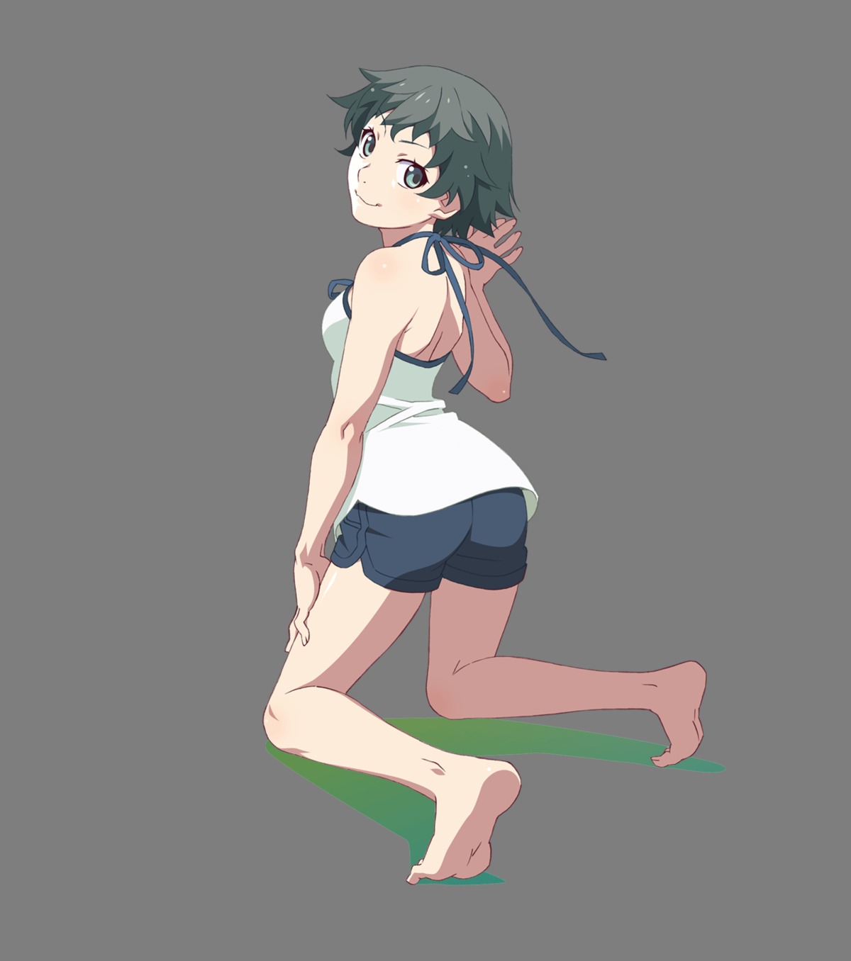 ass, feet, monogatari_(series), oikura_sodachi, owarimonogatari, transparent_png, watanabe_akio
