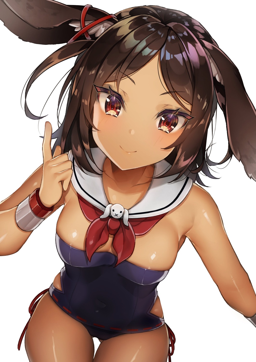 animal_ears, azur_lane, bunny_ears, bunny_girl, cleavage, i-26_(azur_lane), pantyhose, yayoichi_(yoruyoru108)