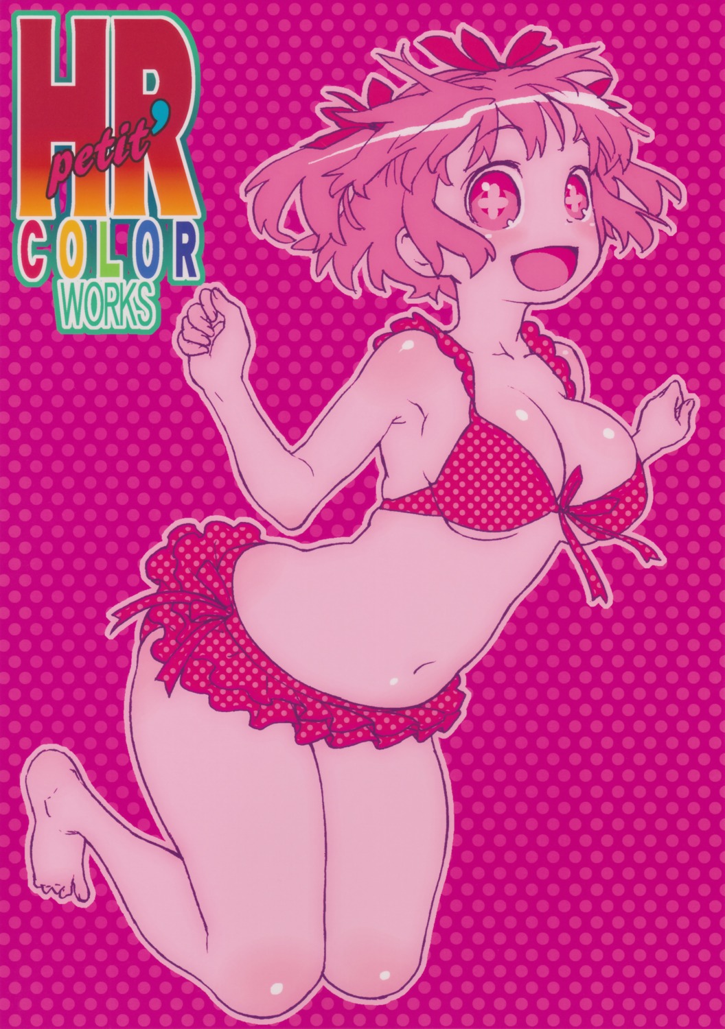 bikini, decoppachi, hibari_(senran_kagura), hidiri_rei, monochrome, senran_kagura, swimsuits