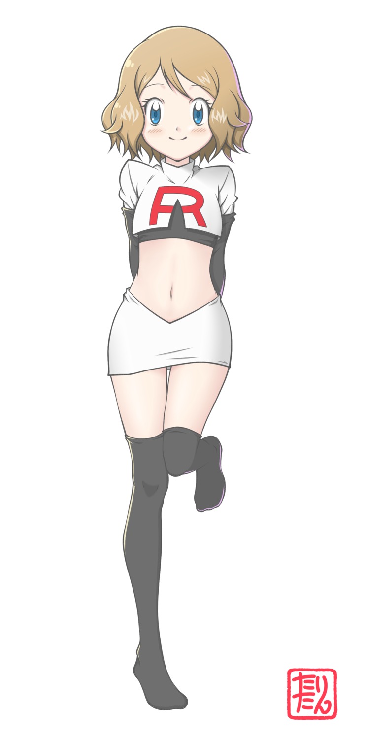 pokemon, pokemon_xy, serena_(pokemon), tax2rin, thighhighs