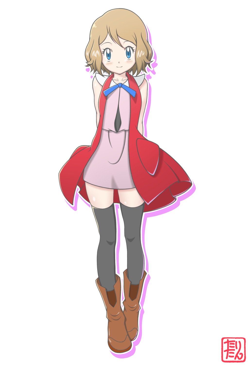 pokemon, pokemon_xy, serena_(pokemon), tax2rin, thighhighs