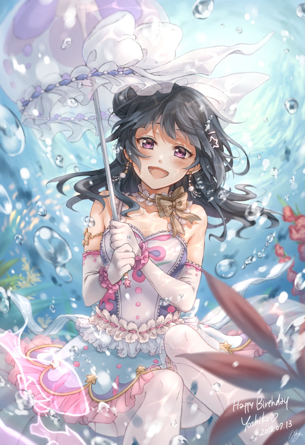 dress, hinase_haruka, love_live!_(series), love_live!_sunshine!!, pantyhose, tsushima_yoshiko