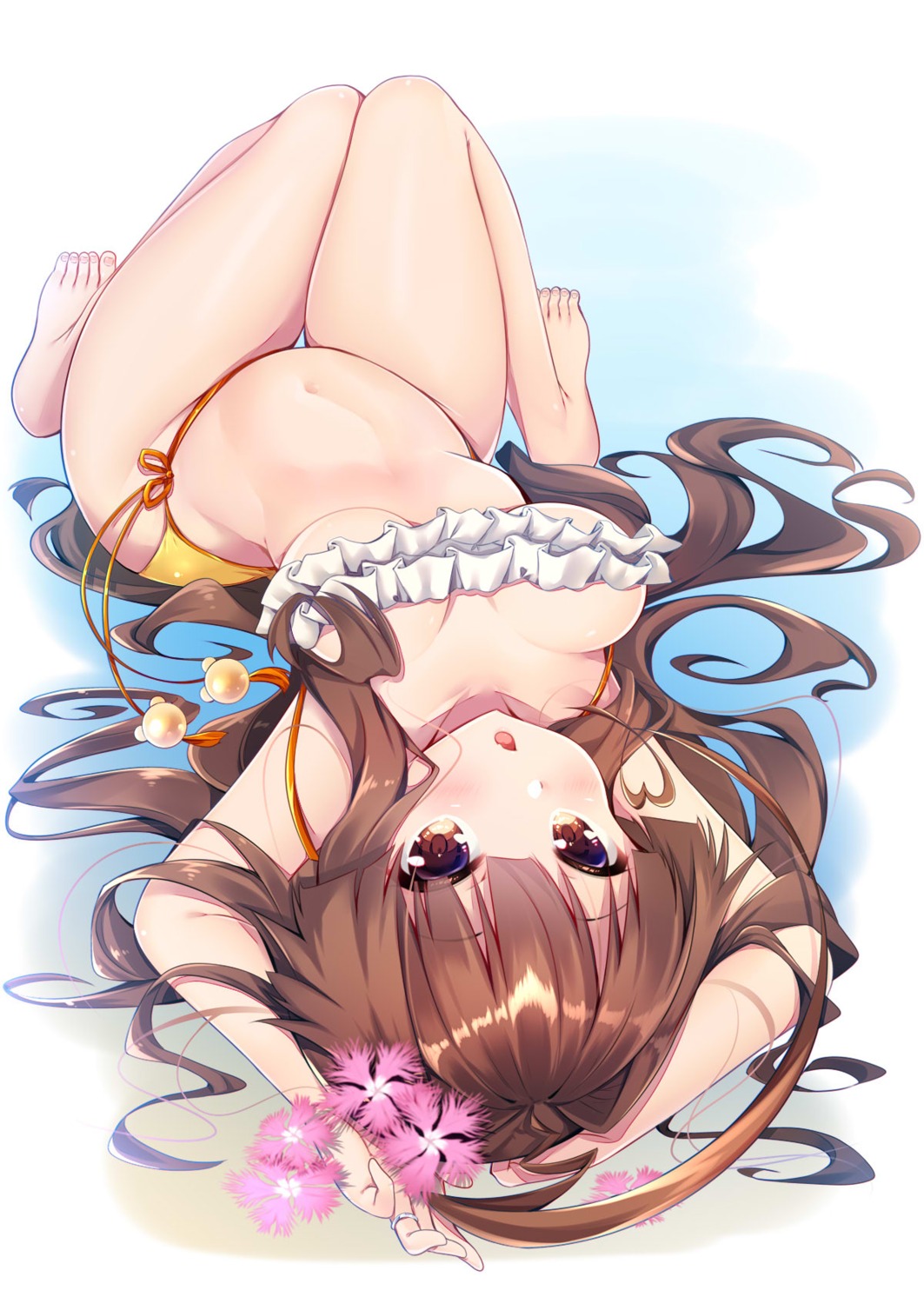 bikini, kantai_collection, ko_yu, kuma_(kancolle), swimsuits, underboob