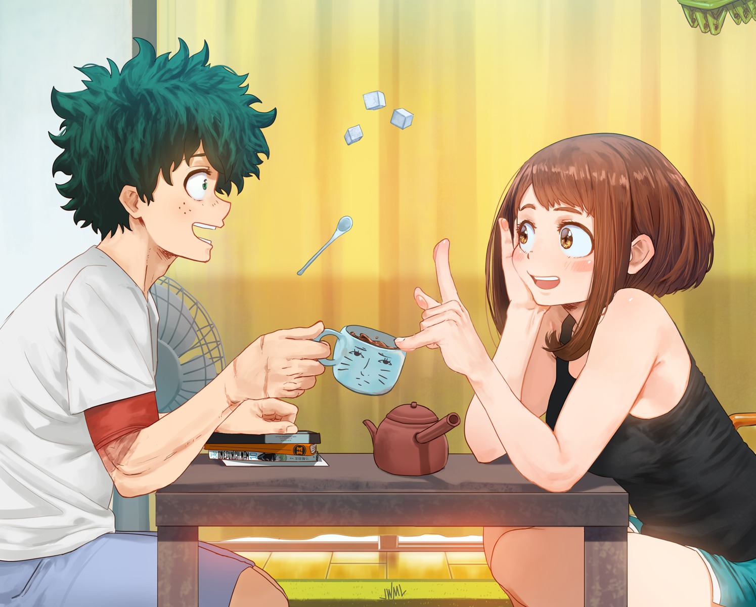 boku_no_hero_academia, midoriya_izuku, steamy_tomato, uraraka_ochako