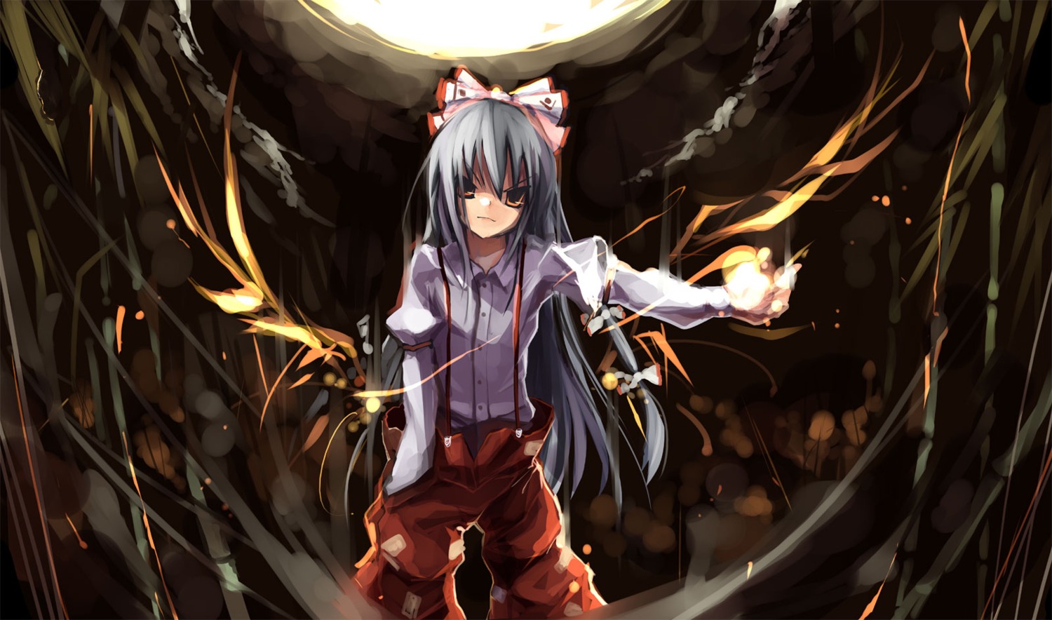 fujiwara_no_mokou, shimadoriru, touhou