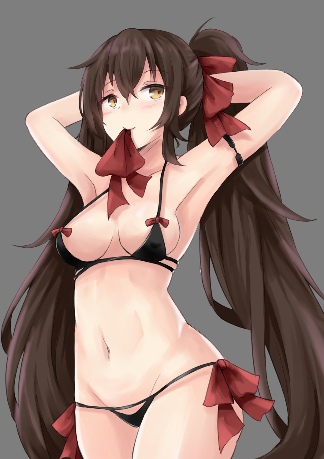 bikini, girls_frontline, hakuya_(white_night), qbz-97_(girls_frontline), swimsuits