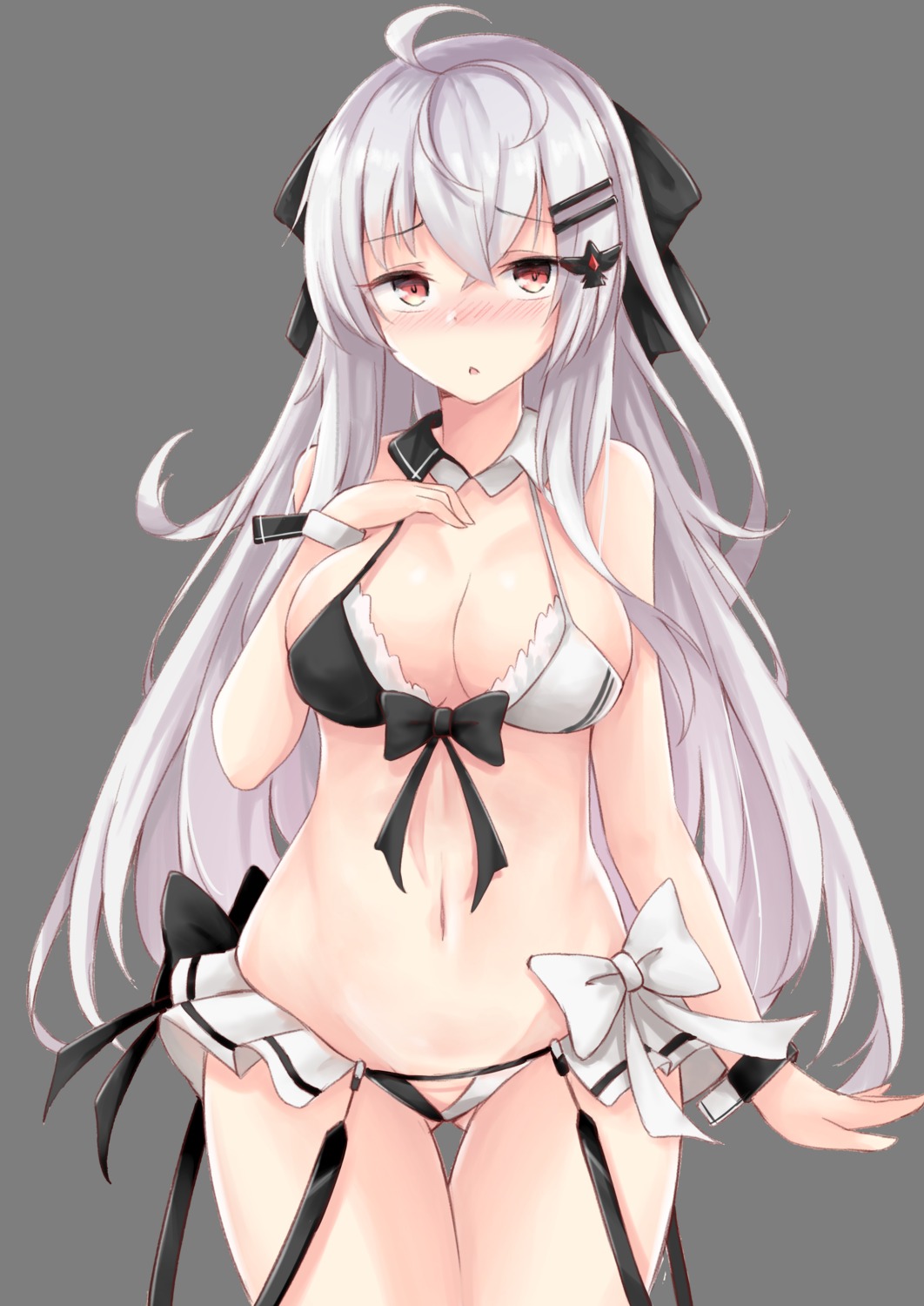 bikini, girls_frontline, hakuya_(white_night), iws-2000_(girls_frontline), swimsuits, transparent_png