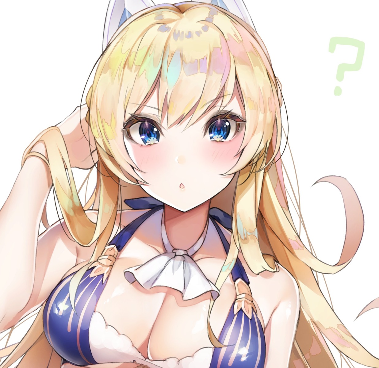 azur_lane, bikini_top, cleavage, glorious_(azur_lane), swimsuits, yayoichi_(yoruyoru108)