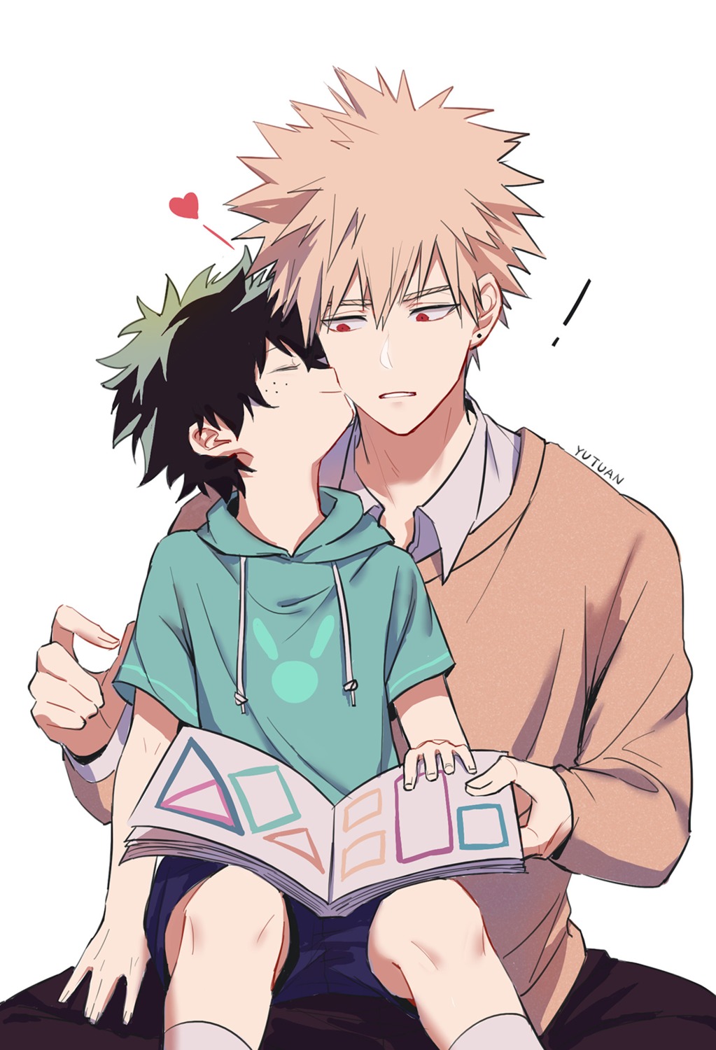 bakugou_katsuki, boku_no_hero_academia, liyuchen1126, male, midoriya_izuku, yaoi