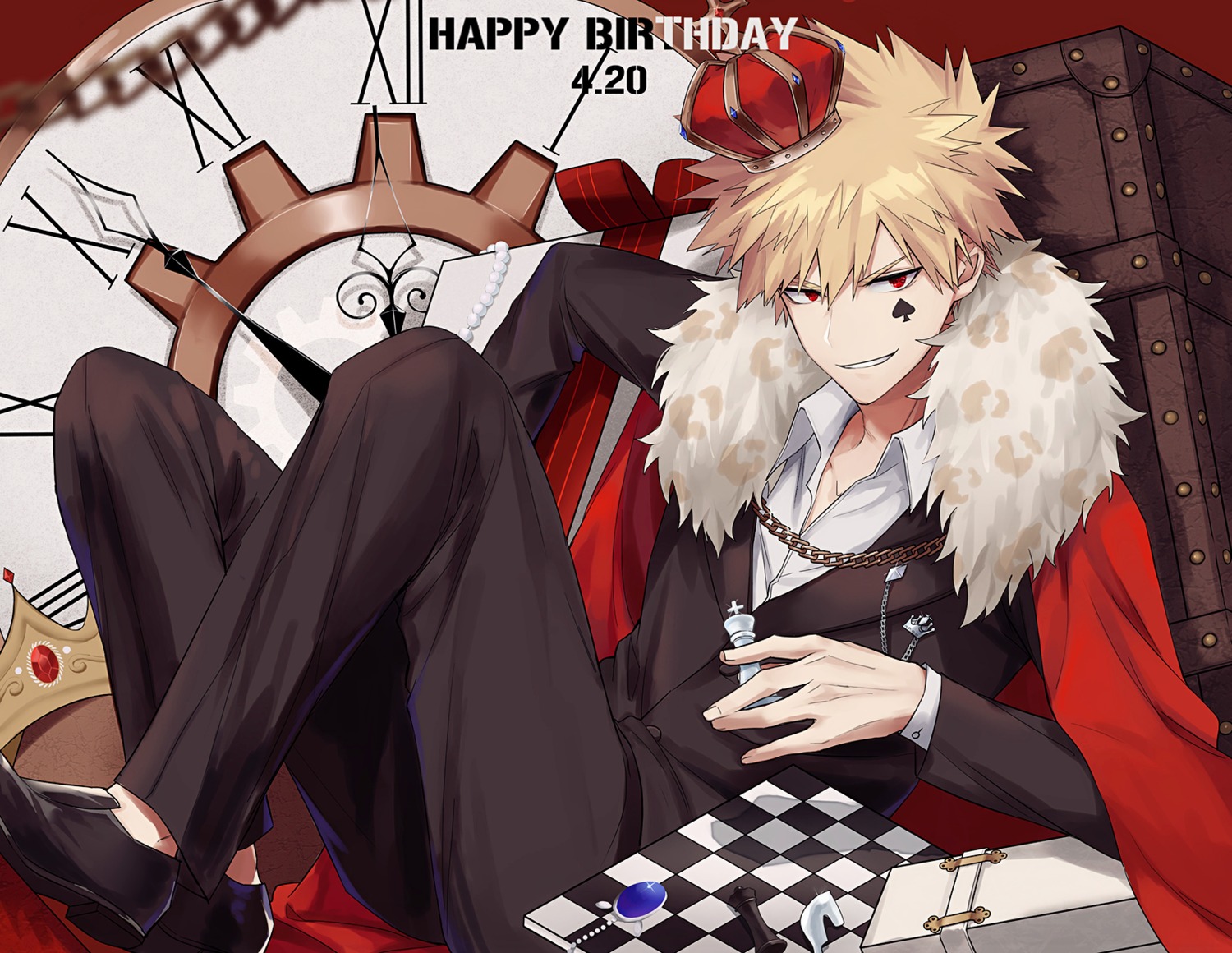 bakugou_katsuki, boku_no_hero_academia, liyuchen1126, male