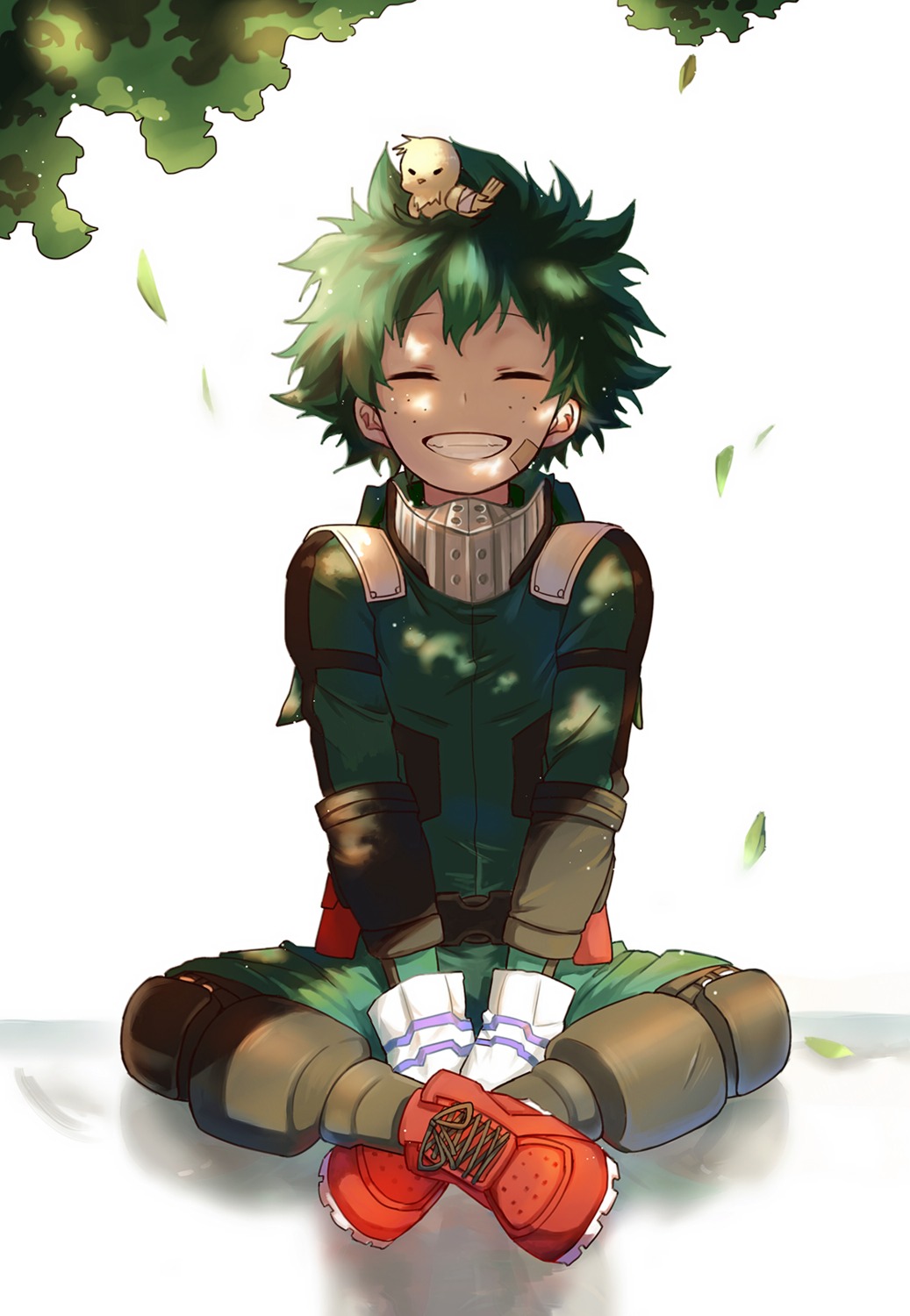 bandages, boku_no_hero_academia, liyuchen1126, male, midoriya_izuku