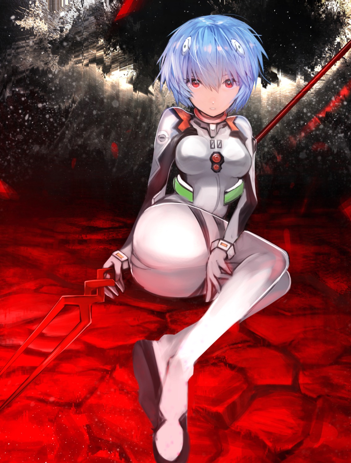 ass, ayanami_rei, bodysuit, neon_genesis_evangelion, tarbo_(exxxpiation)