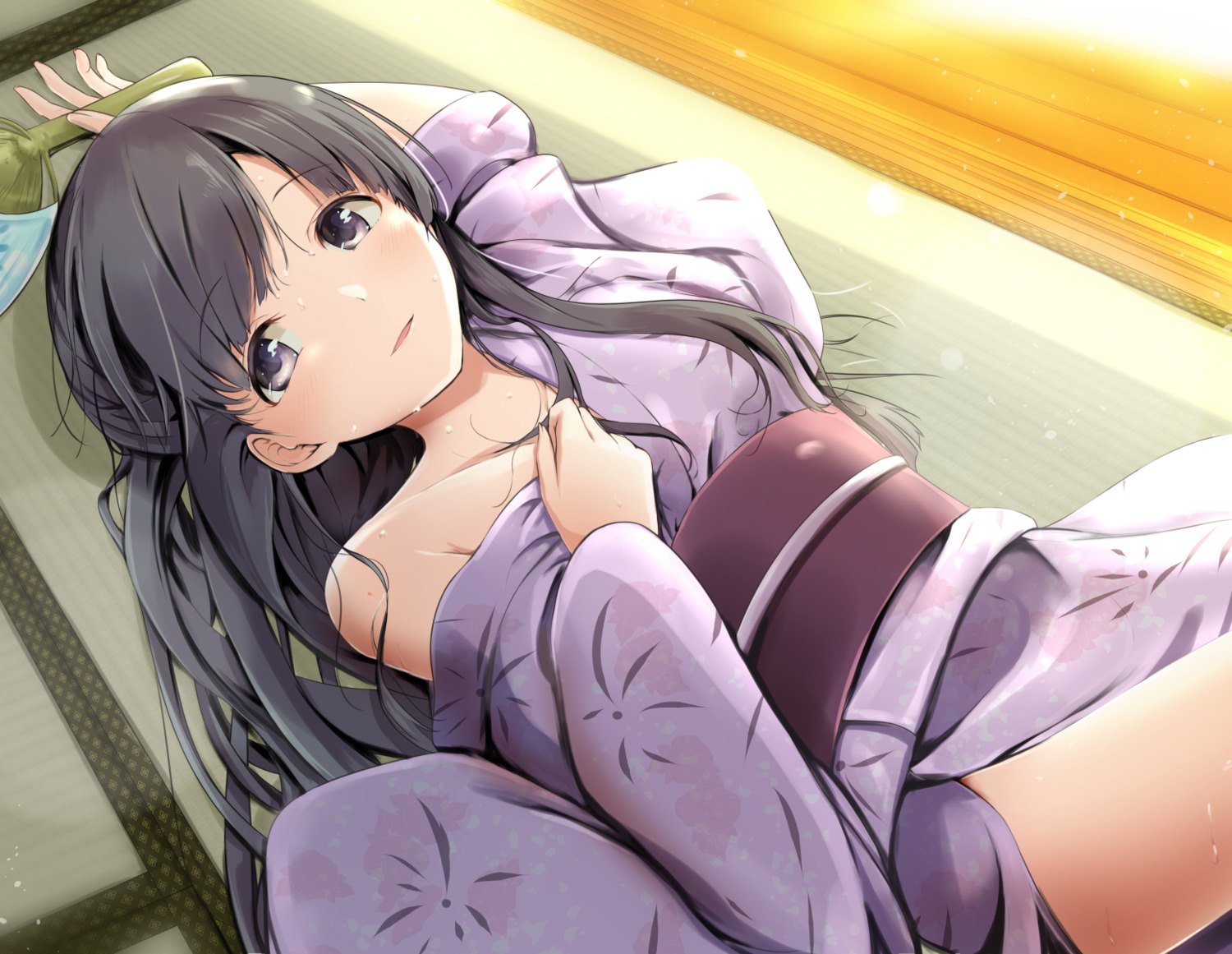akisaka_yamoka, kobayakawa_sae, open_shirt, the_idolm@ster, the_idolm@ster_cinderella_girls, yukata