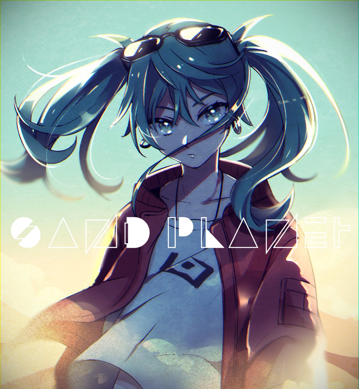 hatsune_miku, kisaragi_yuu_(fallen_sky), megane, suna_no_wakusei_(vocaloid), vocaloid