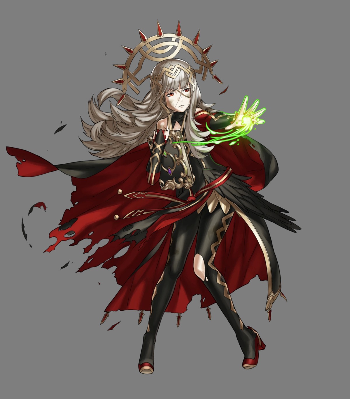 fire_emblem_heroes, heels, kozaki_yuusuke, nintendo, pantyhose, torn_clothes, veronica_(fire_emblem)