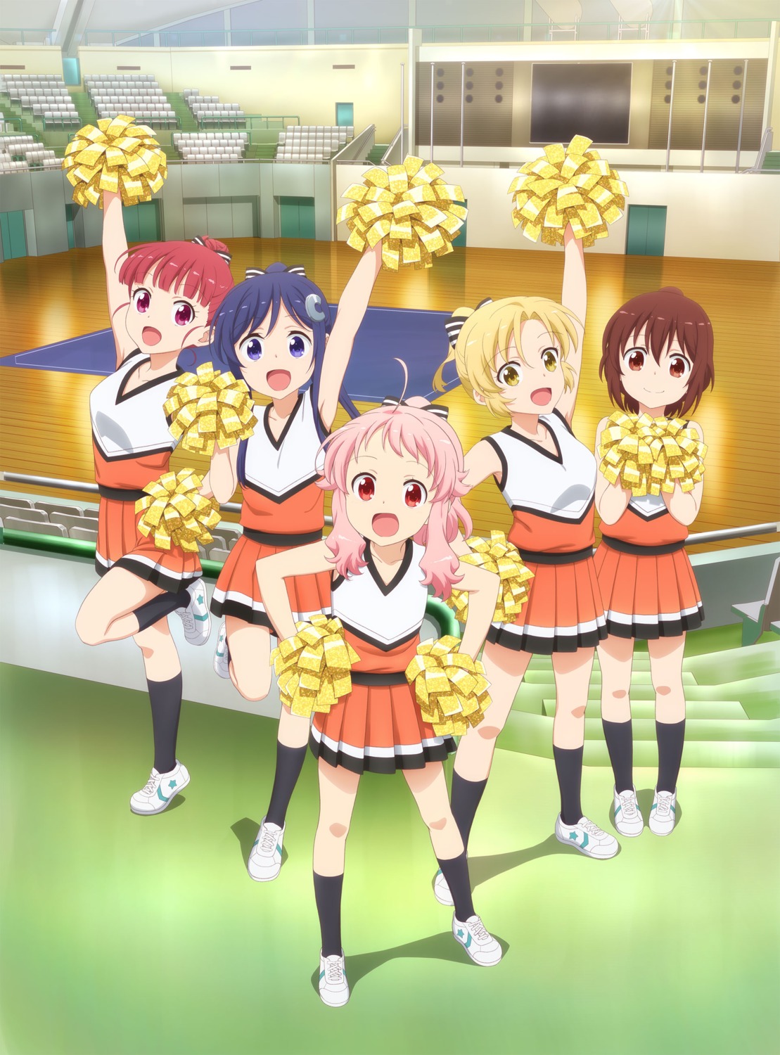 anima_yell!, arima_hizume, cheerleader, hatoya_kohane, sawatari_uki, tagme, tatejima_kotetsu, ushiku_kana