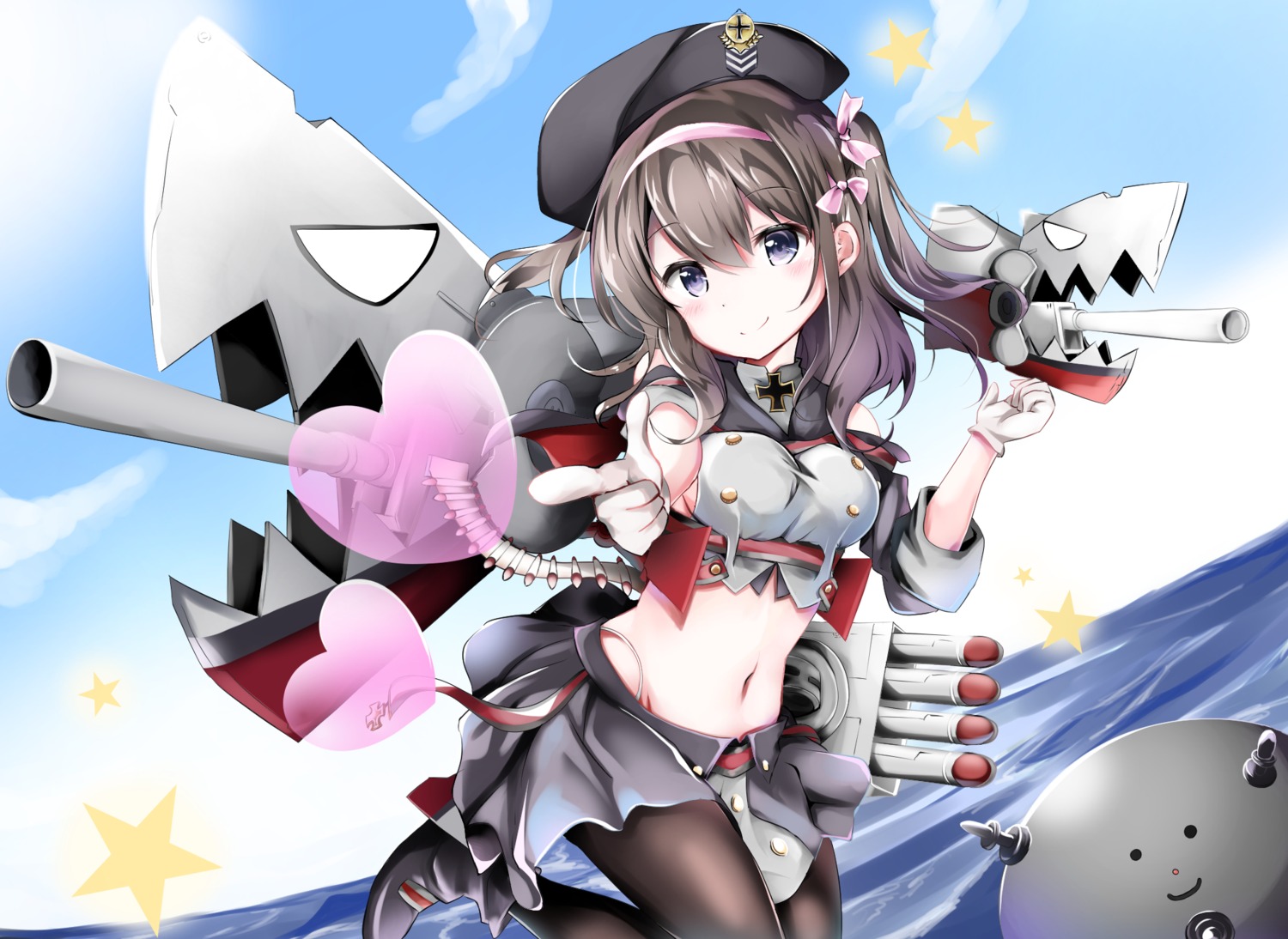 azur_lane, kuromiko_shoujo, pantyhose, uniform, z35_(azur_lane)