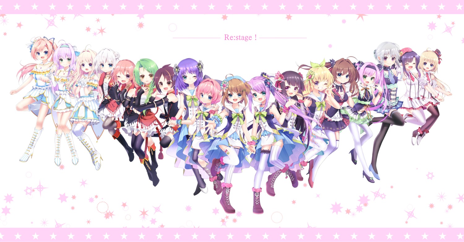 bandou_mikuru, haeno_akari, hasegawa_mii, heels, hiiragi_kae, himura_nagisa, hokaze_kanade, honjou_kasumi