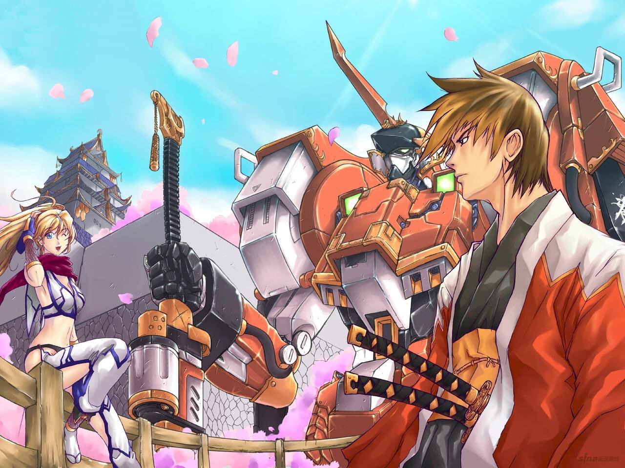 alteisen, excellen_browning, kyousuke_nanbu, mecha, super_robot_wars, wallpaper