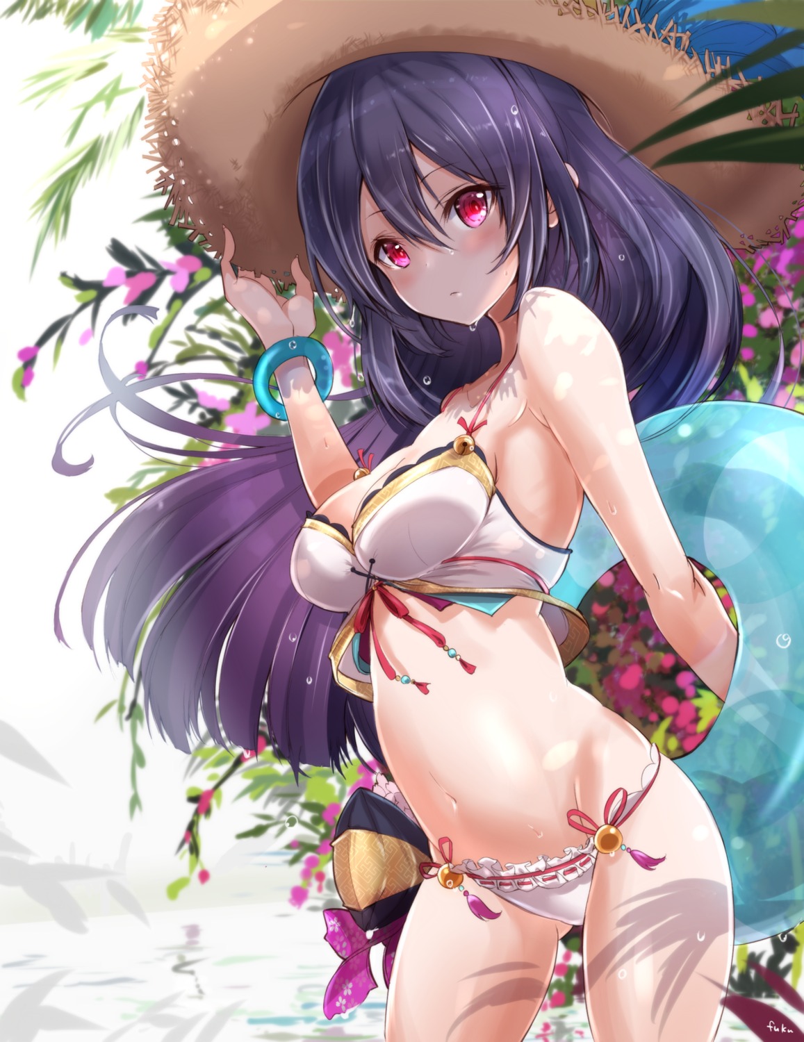 bikini, cleavage, fuku_kitsune, shironeko_project, swimsuits