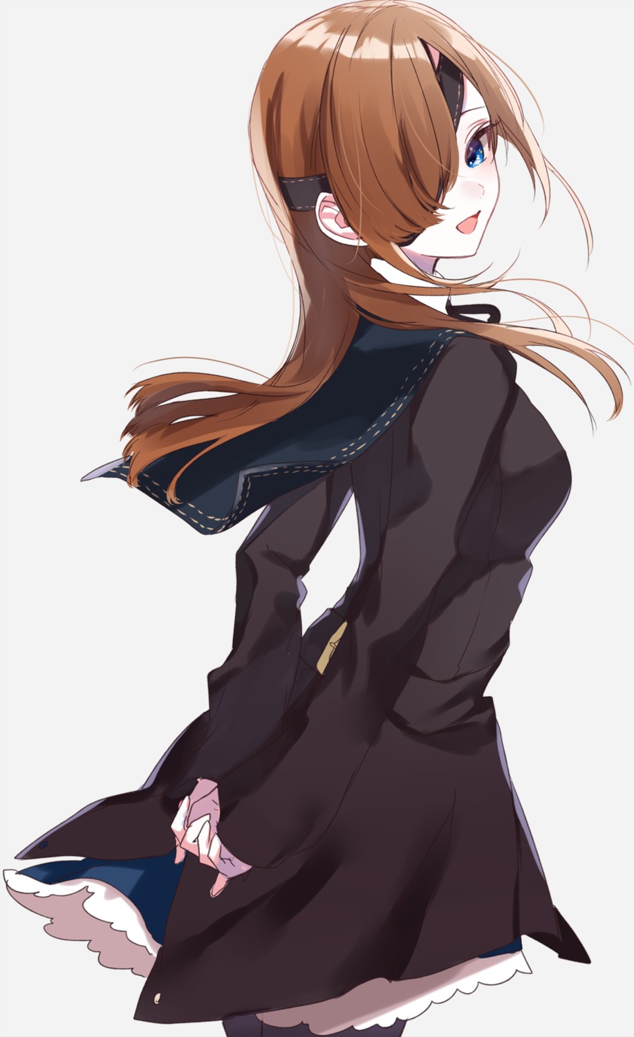 dress, eyepatch, fate/grand_order, misumi, ophelia_phamrsolone, pantyhose