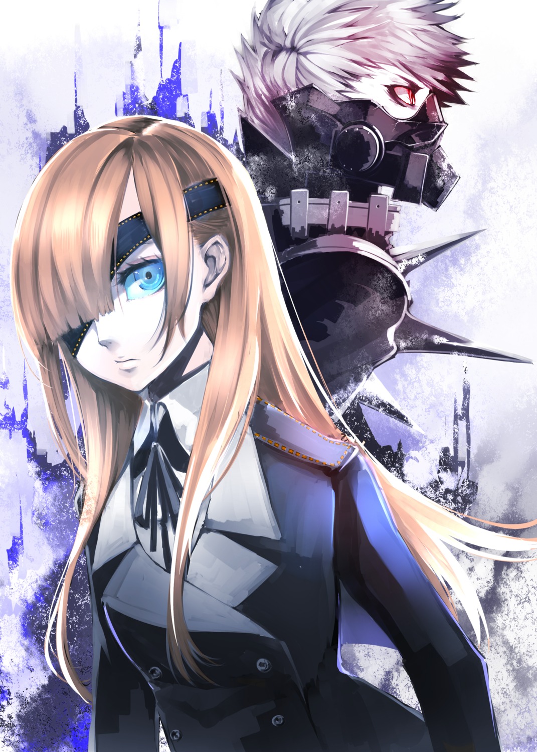 eyepatch, fate/grand_order, ophelia_phamrsolone, sigurd_(fate/grand_order), ykmt