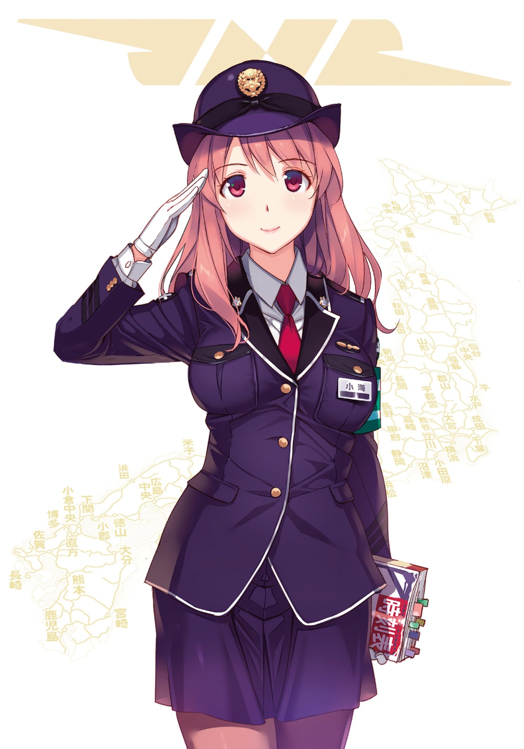 koumi_haruka, pantyhose, rail_wars!, uniform, vania600