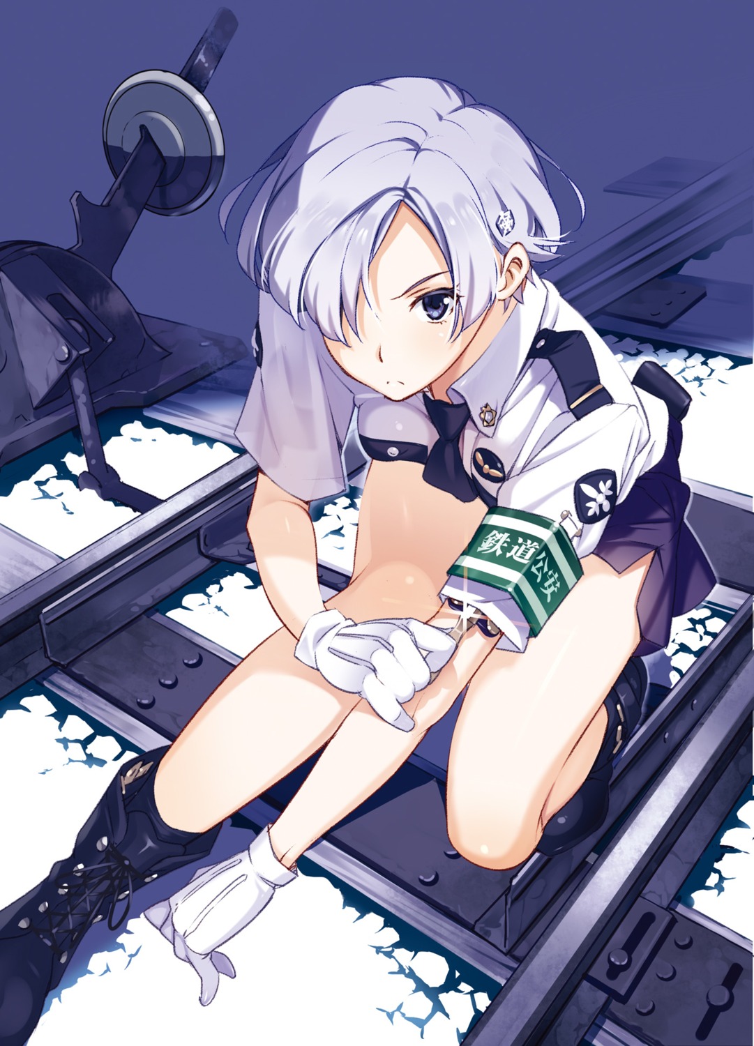 himi_fumie, rail_wars!, uniform, vania600, weapon