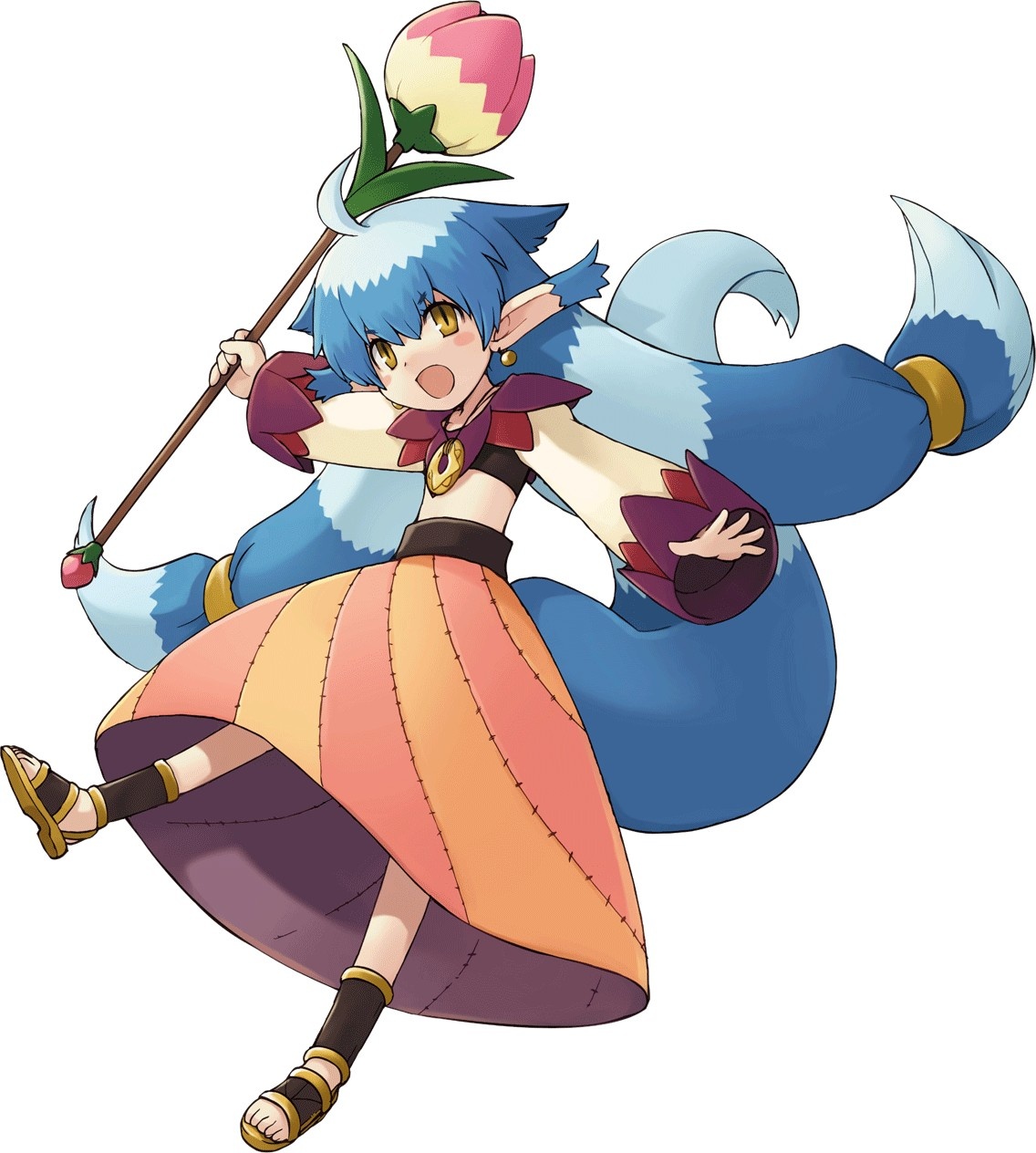 animal_ears, ayn, summon_night, summon_night:_twin_age, tail, tobe_sunaho